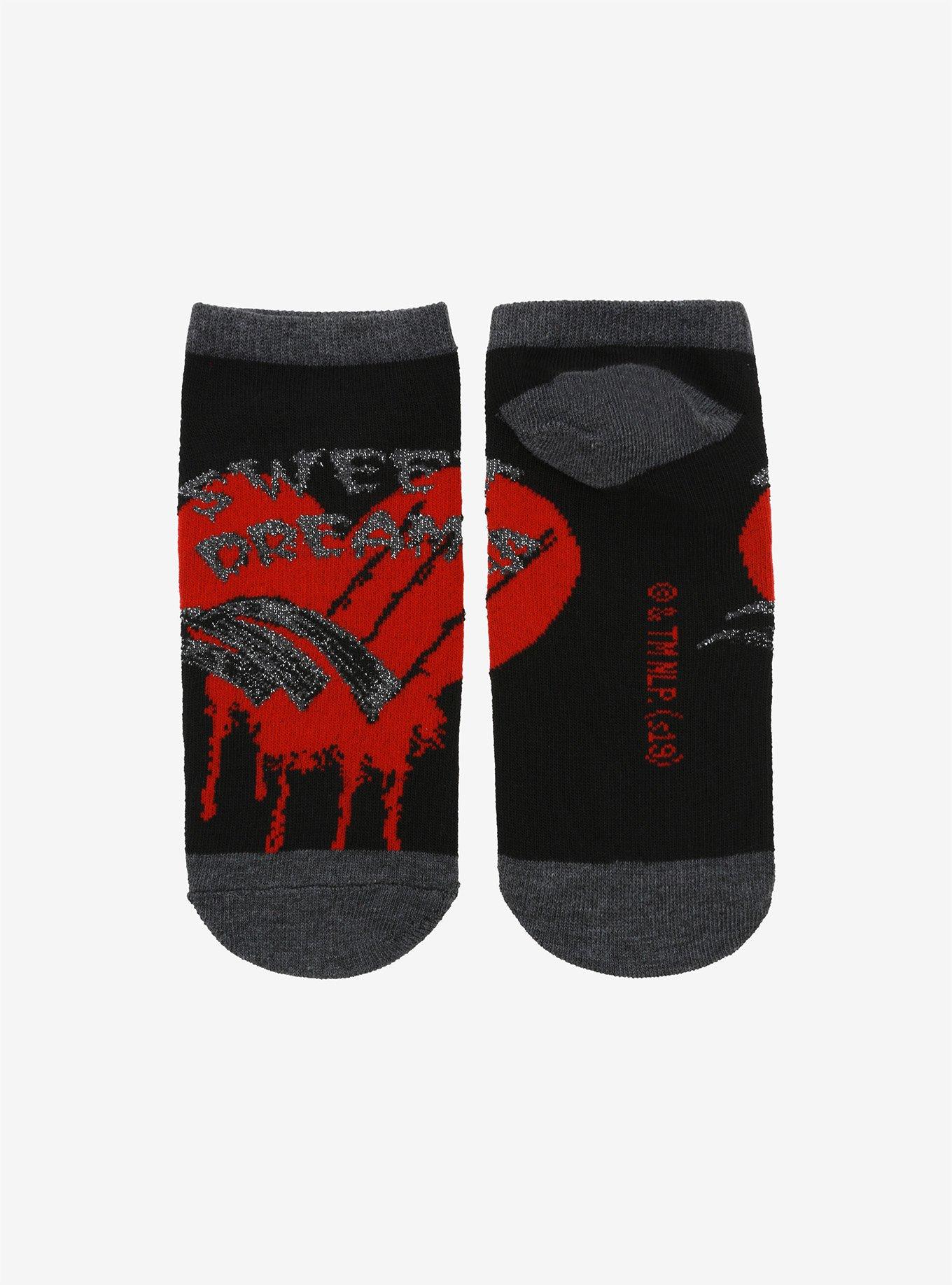 A Nightmare On Elm Street Sweet Dreams No-Show Socks, , alternate