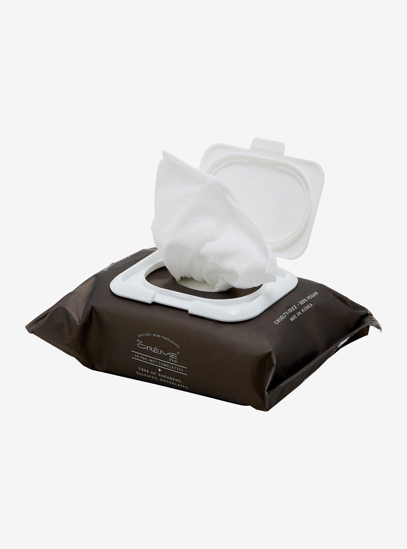 The Creme Shop Complete Cleansing Charcoal Face Wipes, , alternate