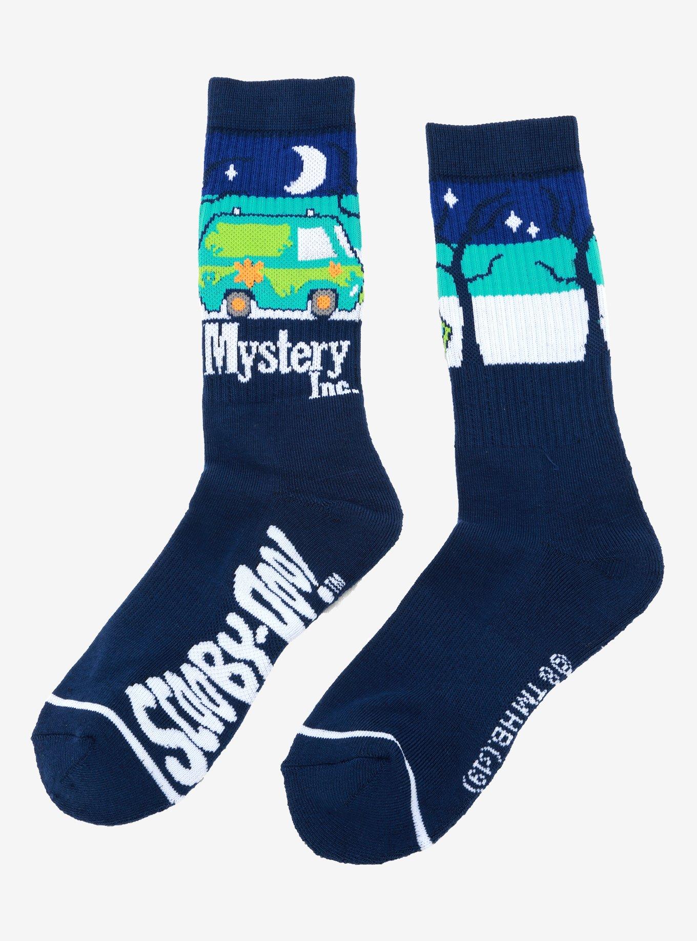 Scooby-Doo Mystery Machine Crew Socks, , alternate