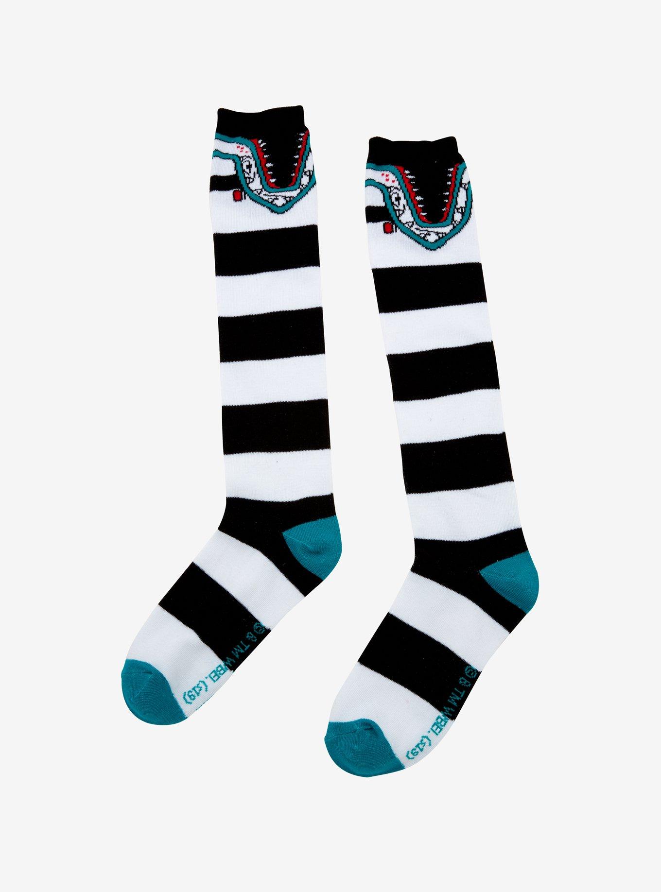 Beetlejuice Sandworm Knee-High Socks, , alternate