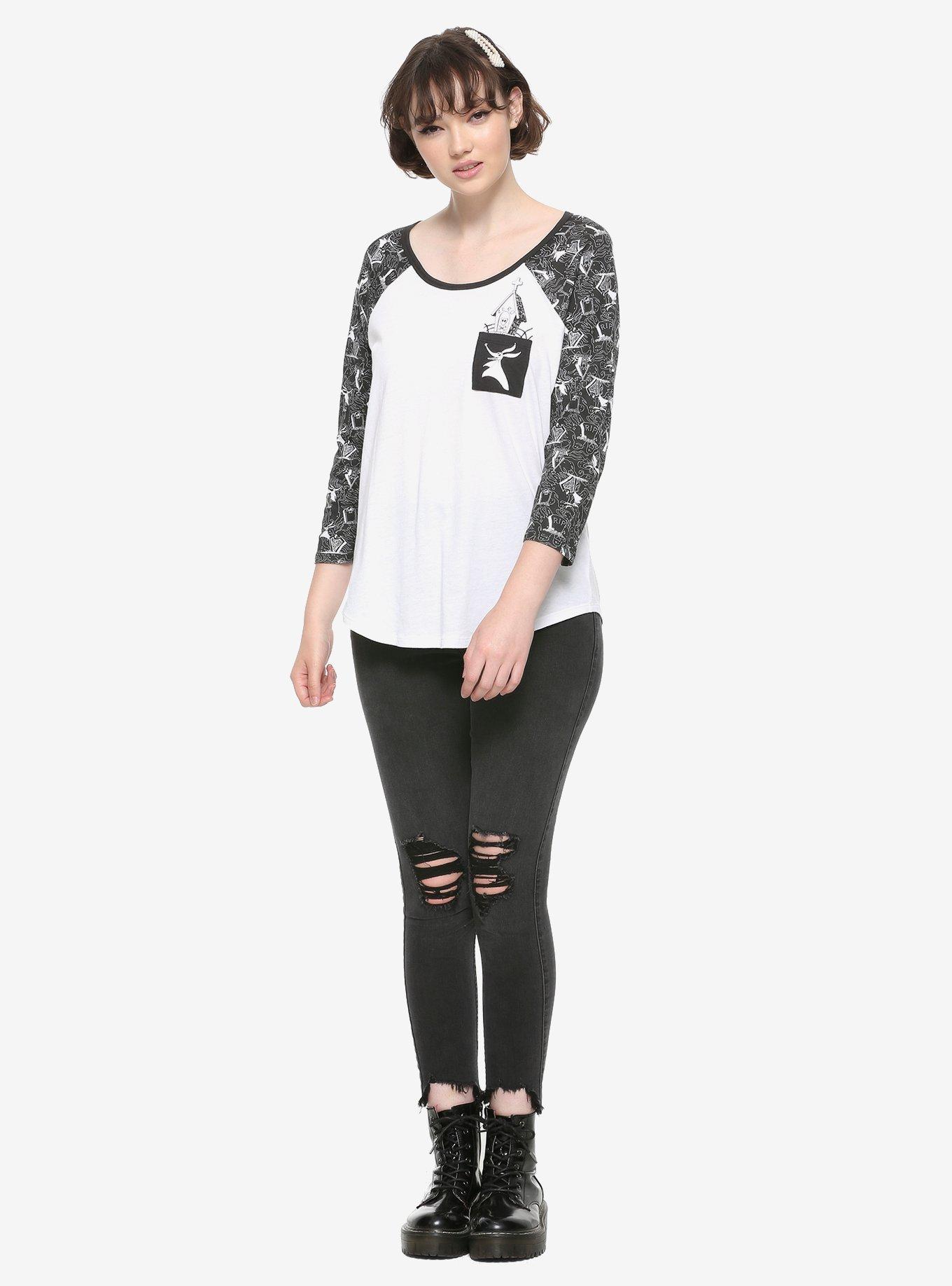 The Nightmare Before Christmas Zero Raglan, , hi-res