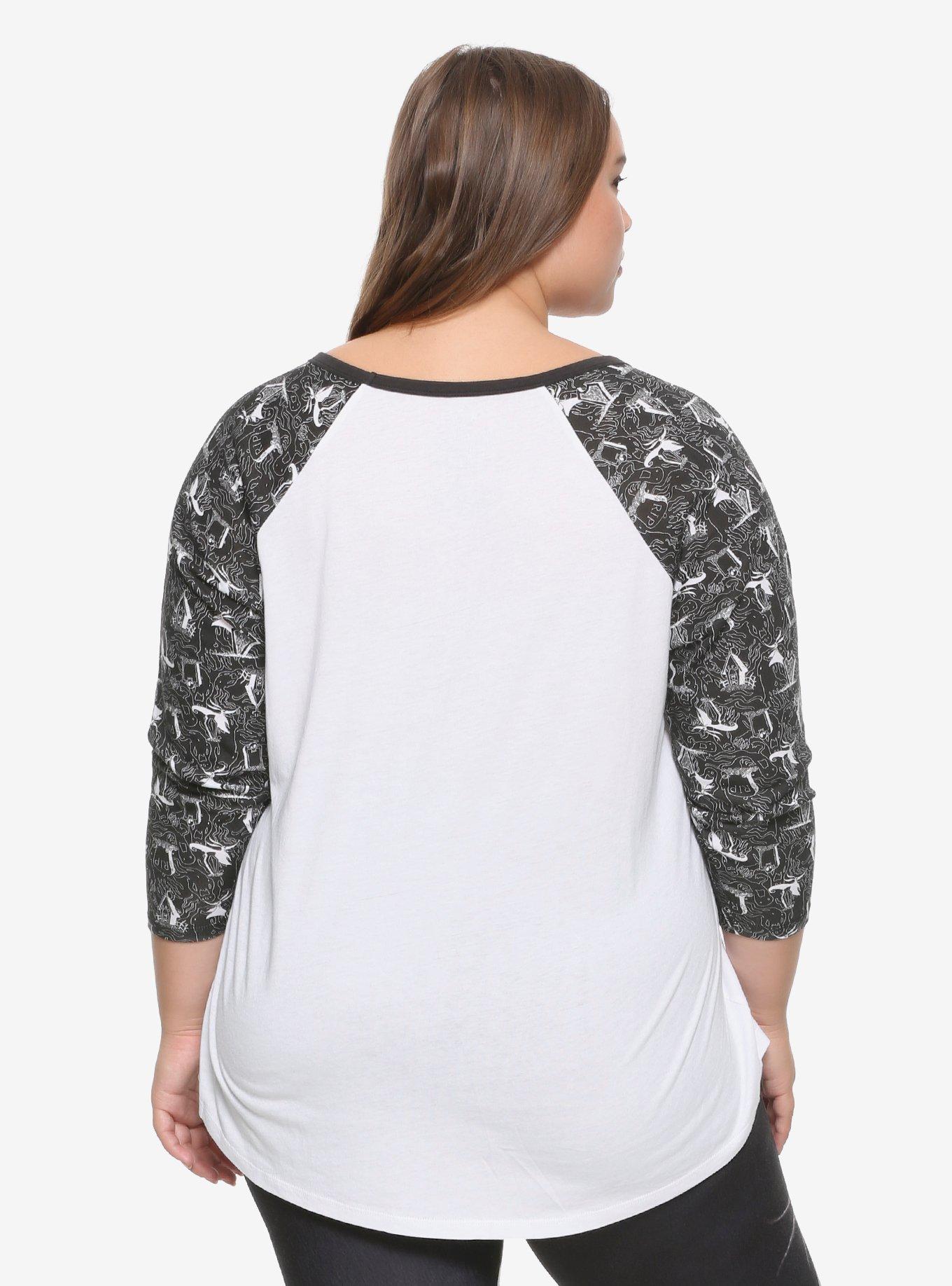 The Nightmare Before Christmas Zero Raglan Plus Size, , alternate