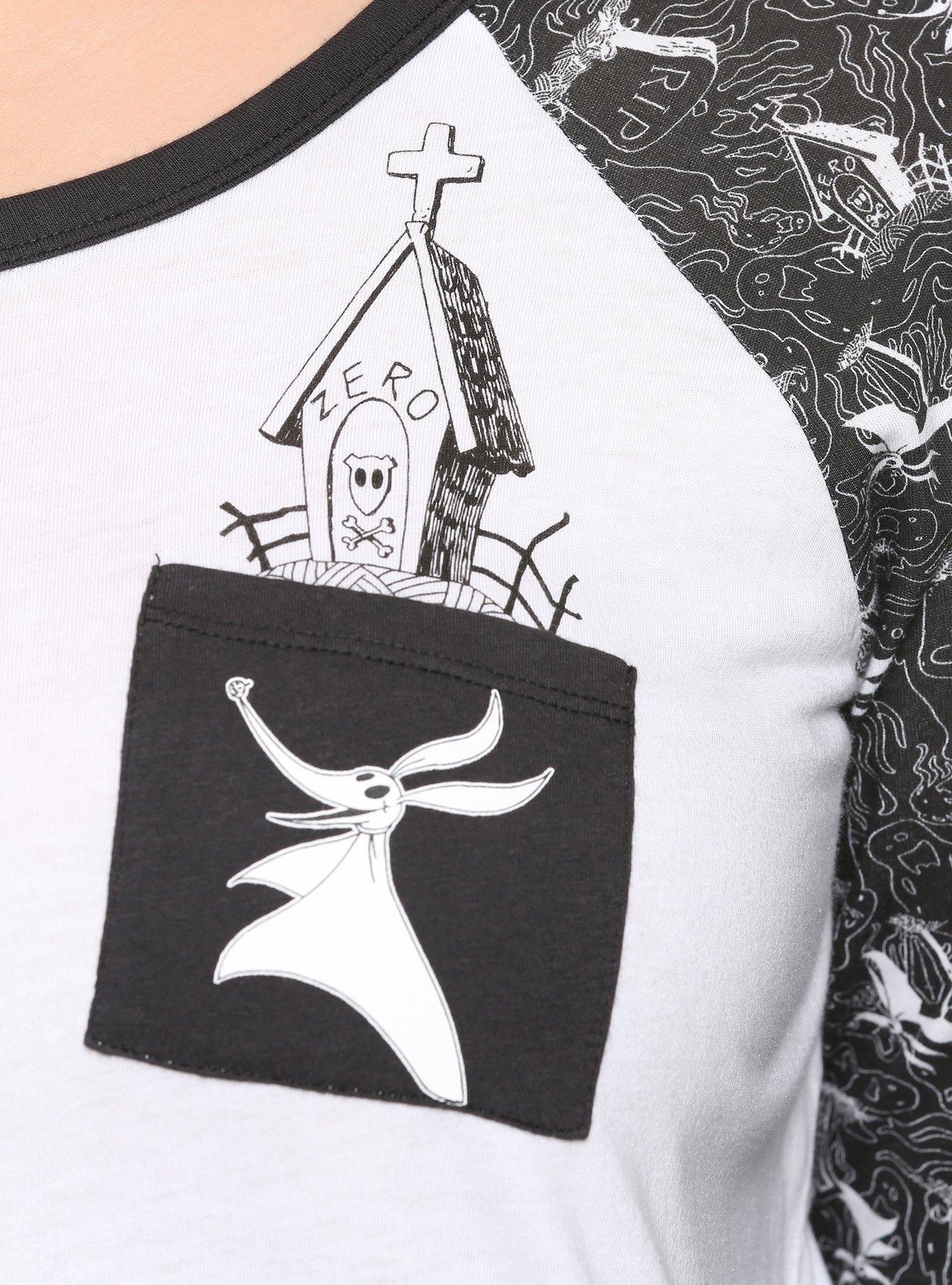 The Nightmare Before Christmas Zero Raglan Plus Size, , alternate