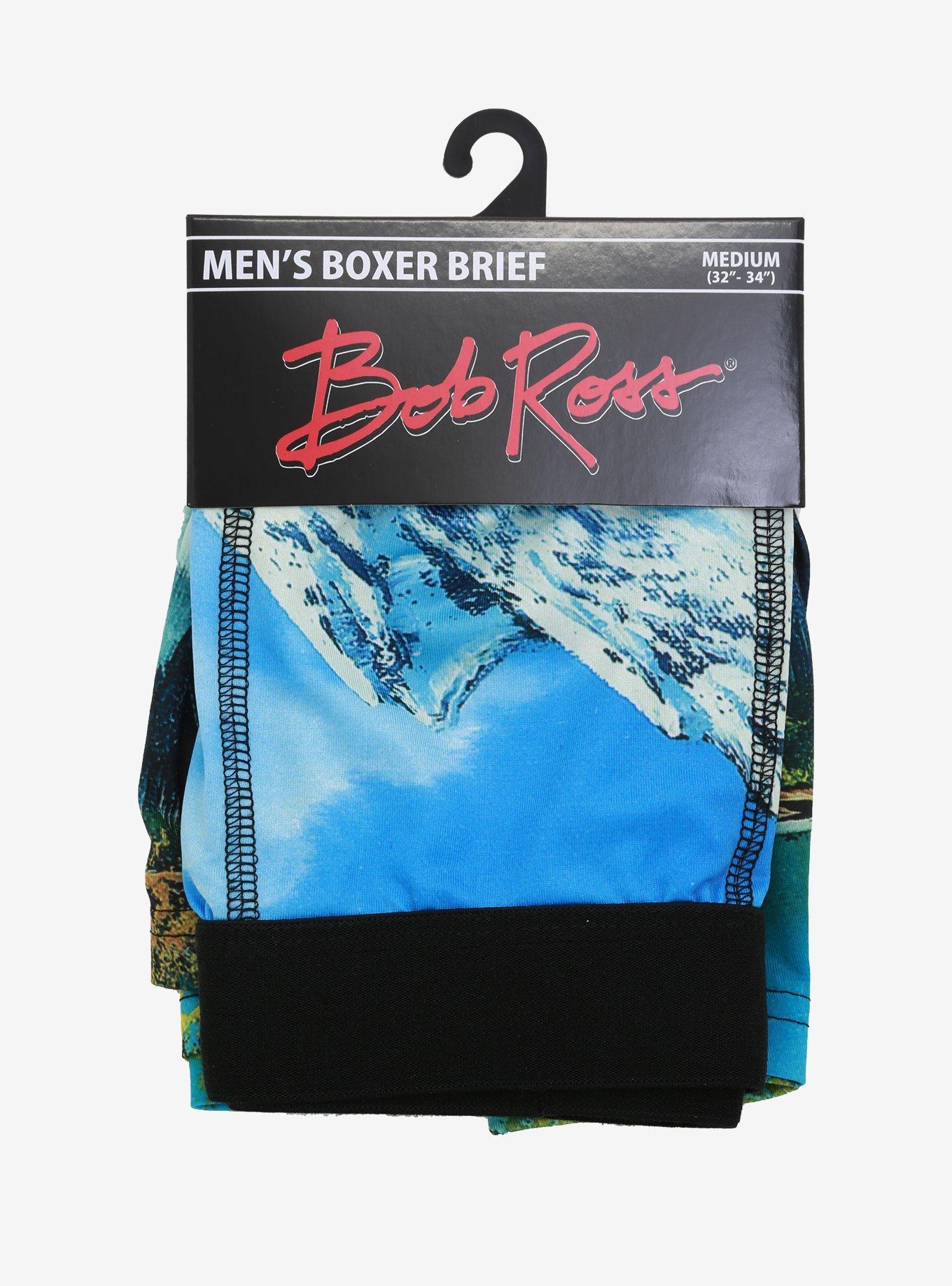 Bob Ross Painting Boxer Briefs, , alternate