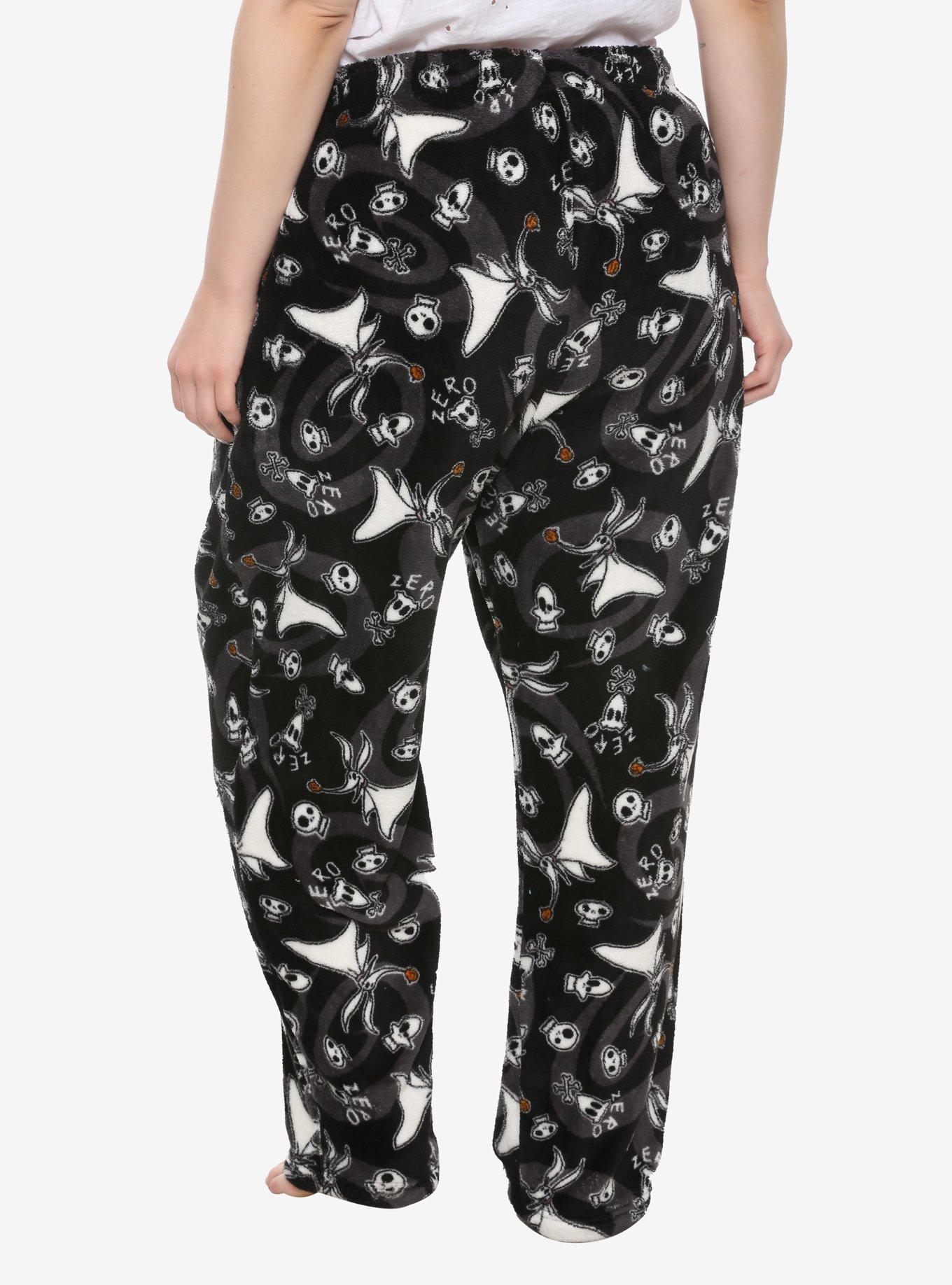 The Nightmare Before Christmas Zero Plush Pajama Pants Plus Size, MULTI, alternate