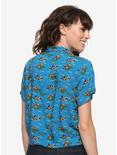 Disney Mickey & Minnie Rowboat Women's Tie-Front Woven Top - BoxLunch Exclusive, , alternate