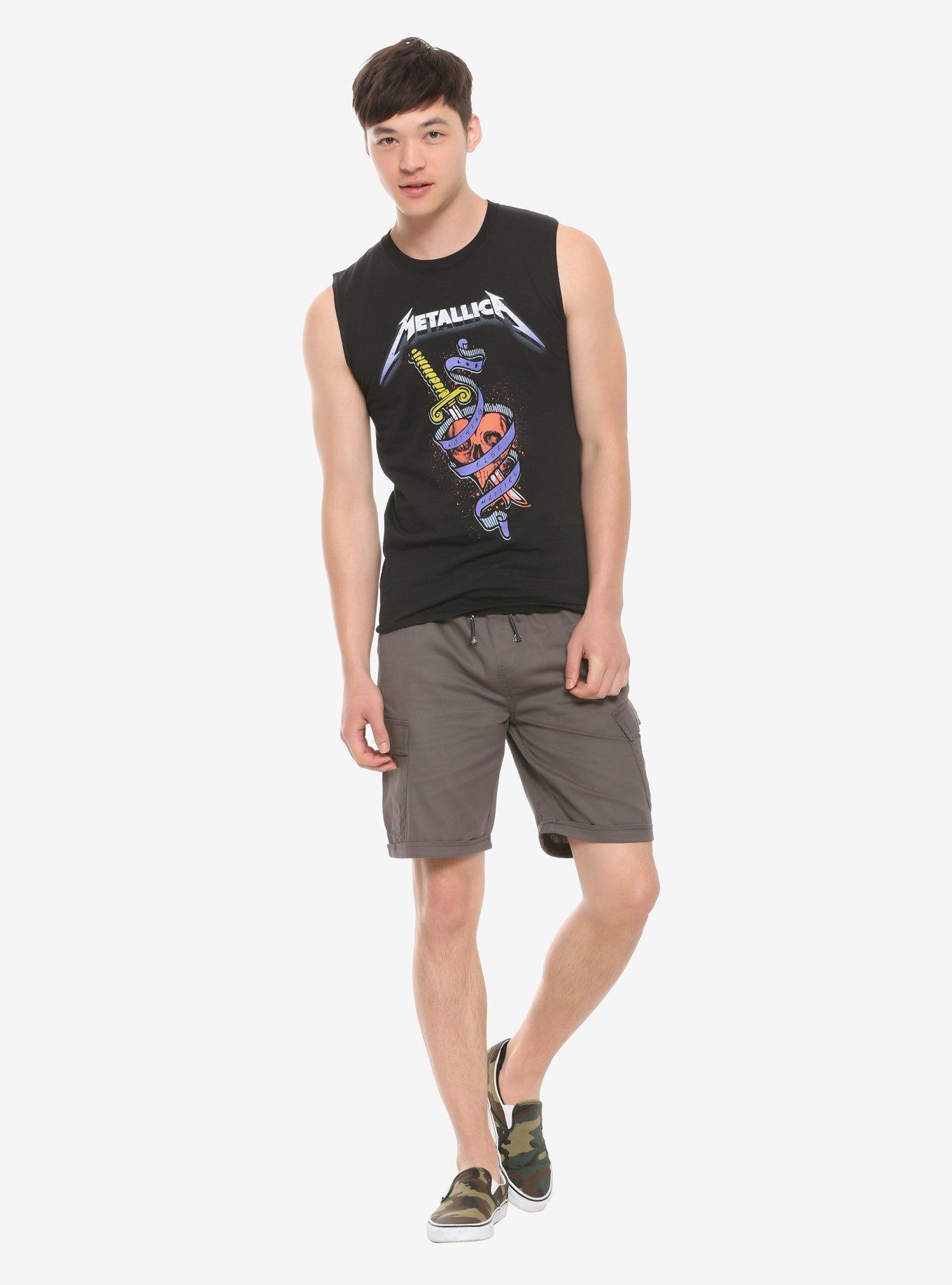 Grey Drawstring Cargo Shorts, , alternate