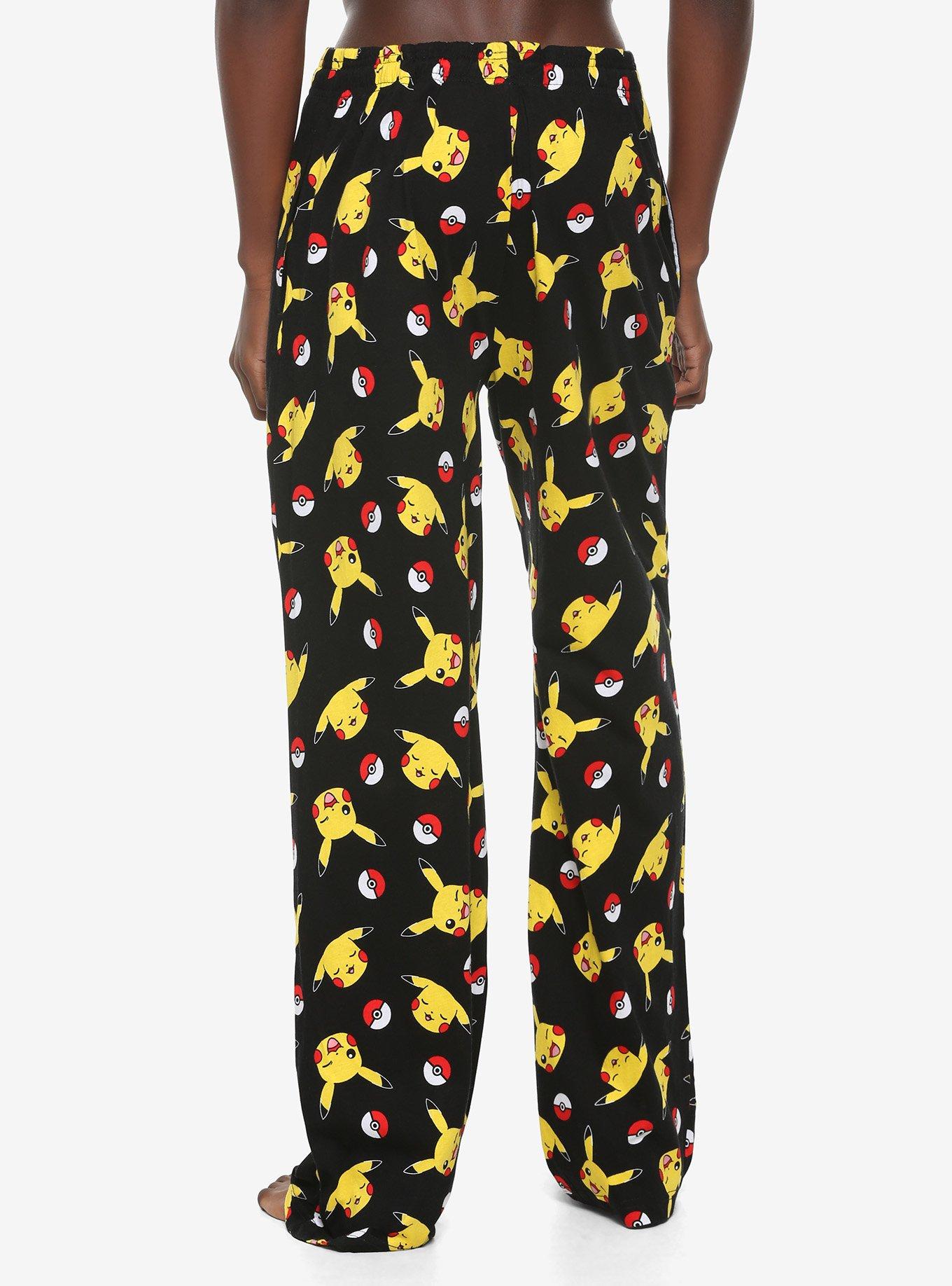 Pokemon Pikachu & Poke Balls Pajama Pants, , alternate
