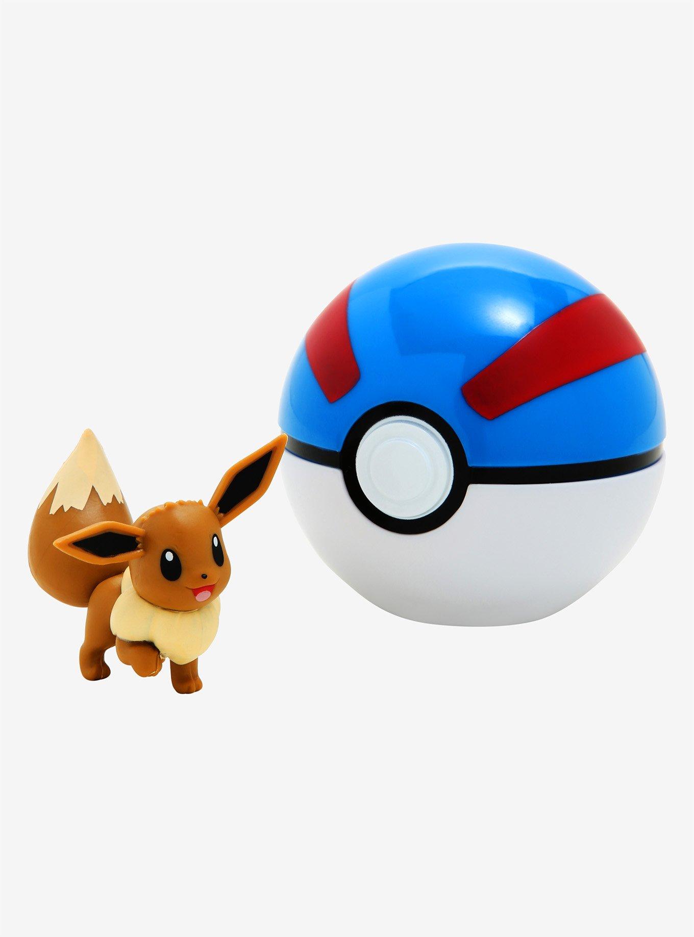 Pokemon Clip 'N' Go Eevee with Great Ball Set, , alternate