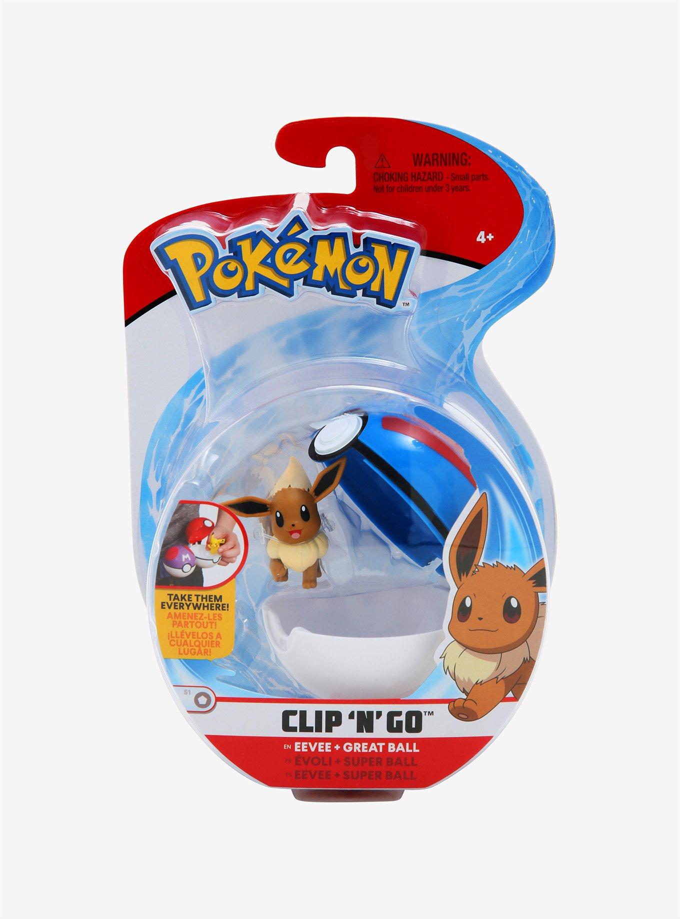 Pokemon Clip 'N' Go Eevee with Great Ball Set, , alternate