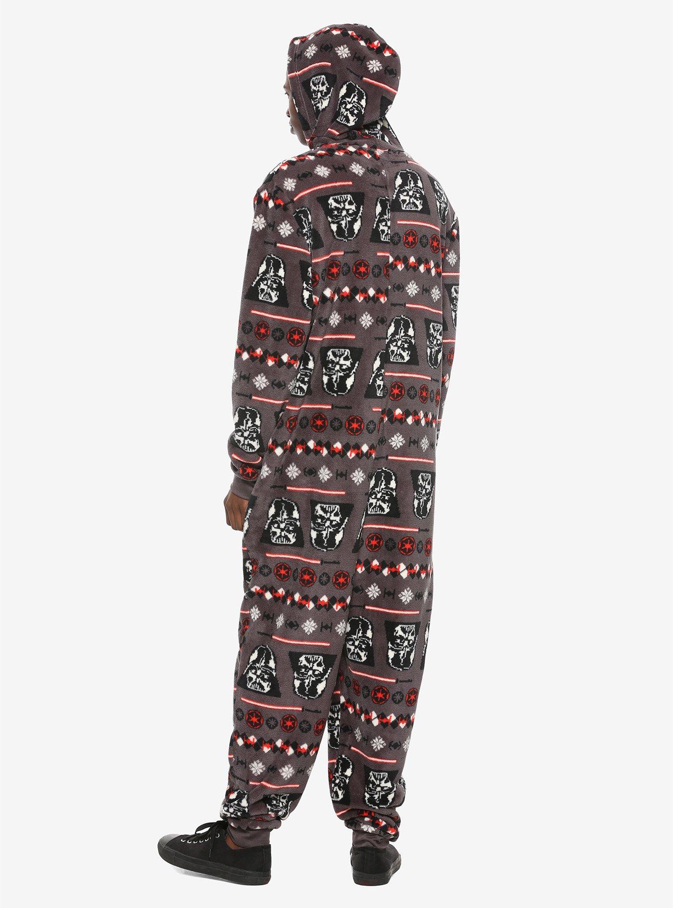 Star Wars Fair Isle Print Union Suit, MULTI, alternate