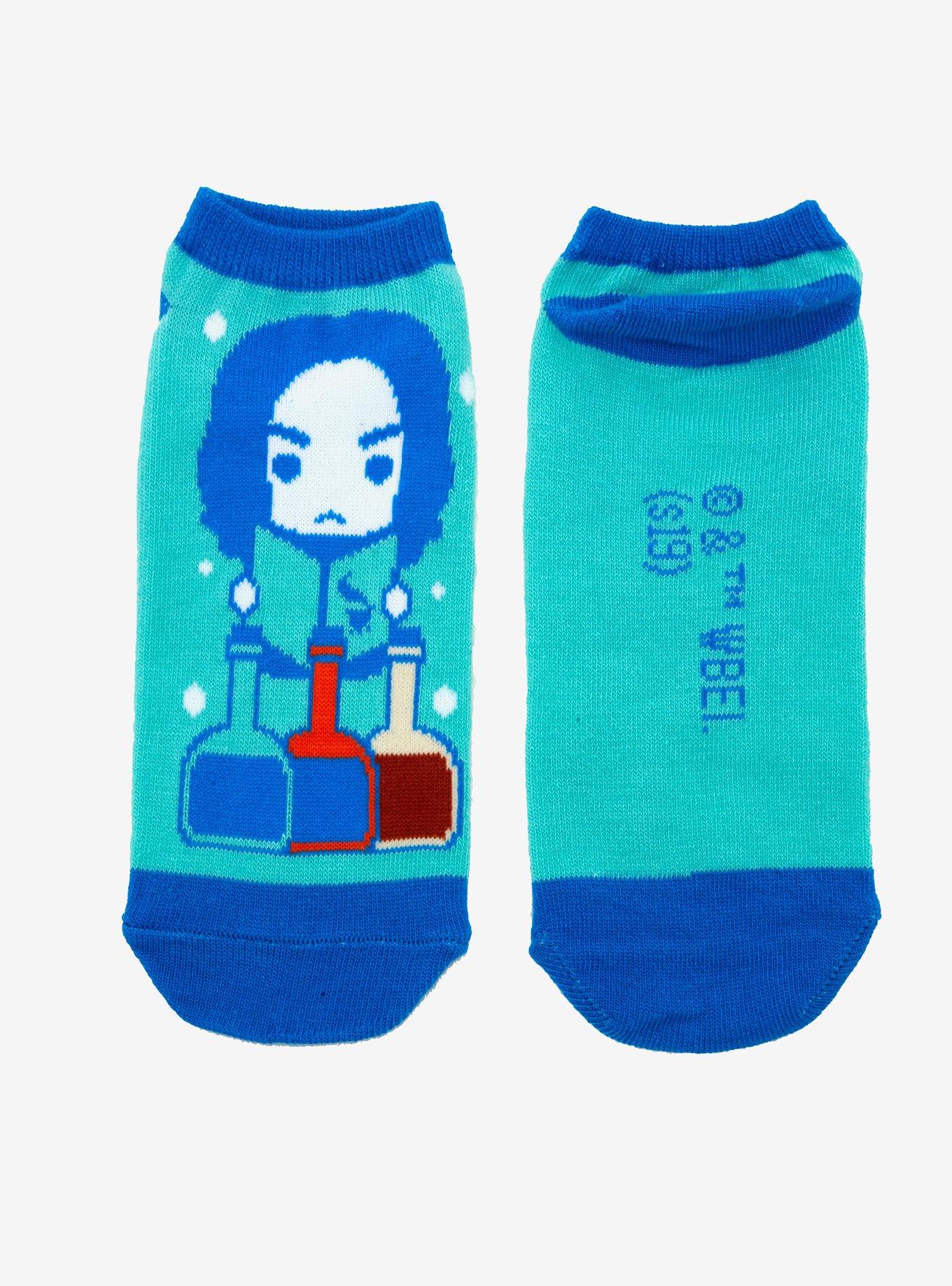 Harry Potter Chibi Snape No-Show Socks, , alternate