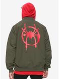 Marvel Spider-Man: Into The Spider-Verse Miles Cosplay Jacket, RED, alternate