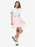 Pink Pleated Cheer Skirt, , alternate