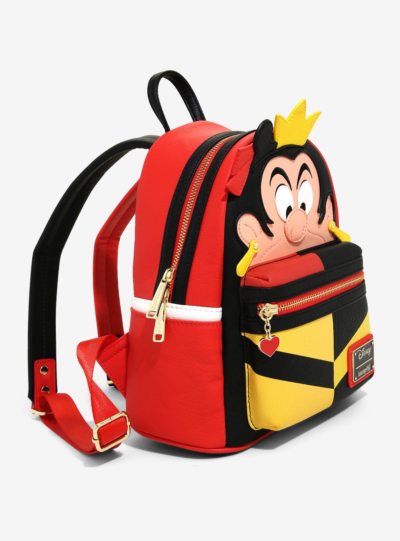 Loungefly Disney Alice In Wonderland Queen Of Hearts Mini Backpack, , alternate