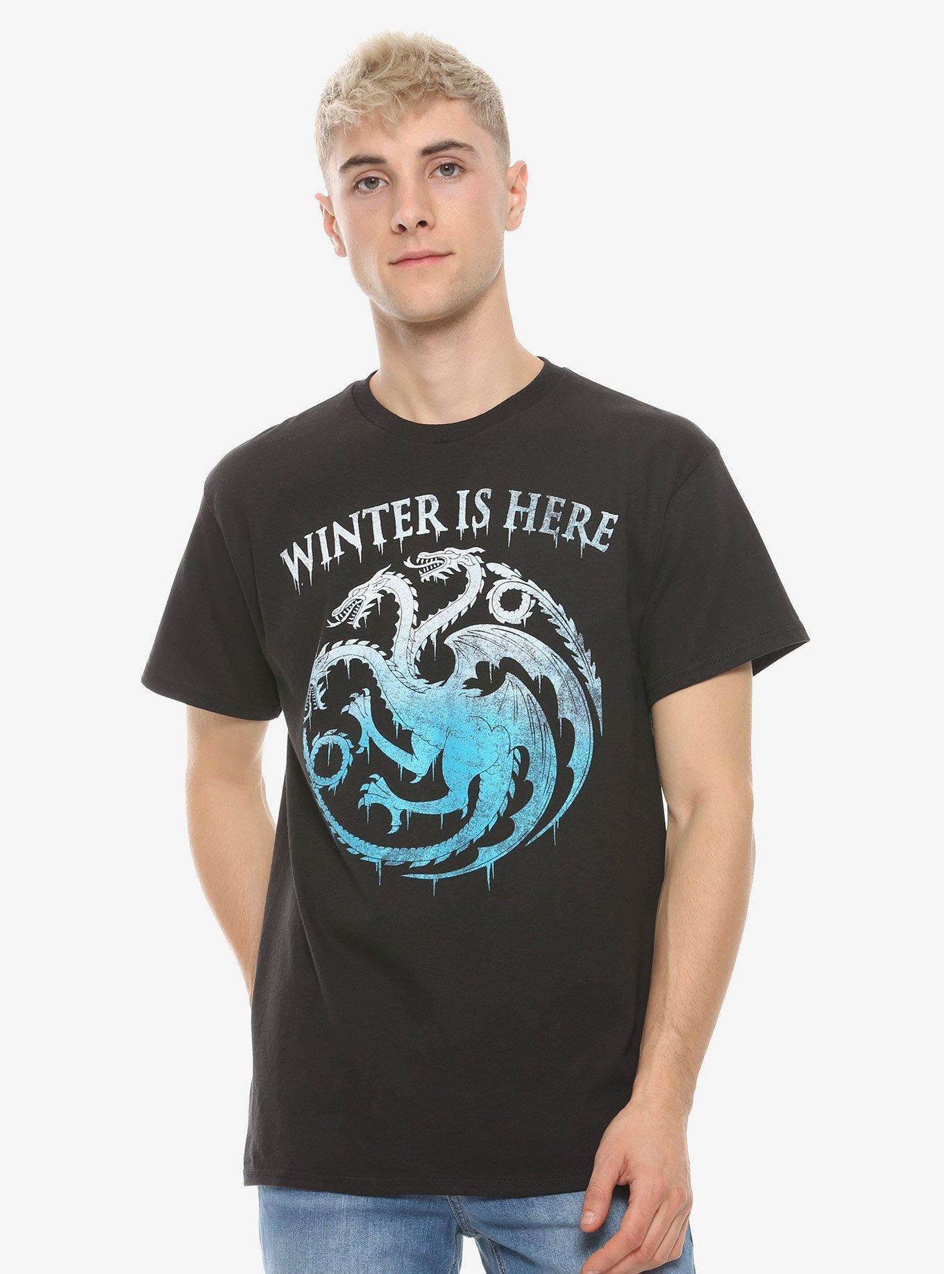 Game Of Thrones Winter Is Here T-Shirt, BLUE, alternate