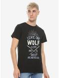 Game Of Thrones One Wolf Arya Stark T-Shirt, BLUE, alternate