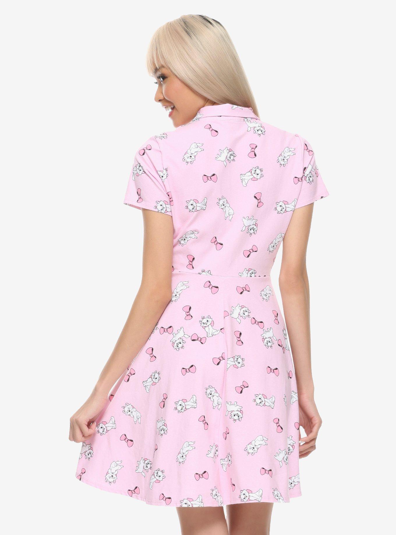 Disney The Aristocats Marie Collared Dress, , alternate