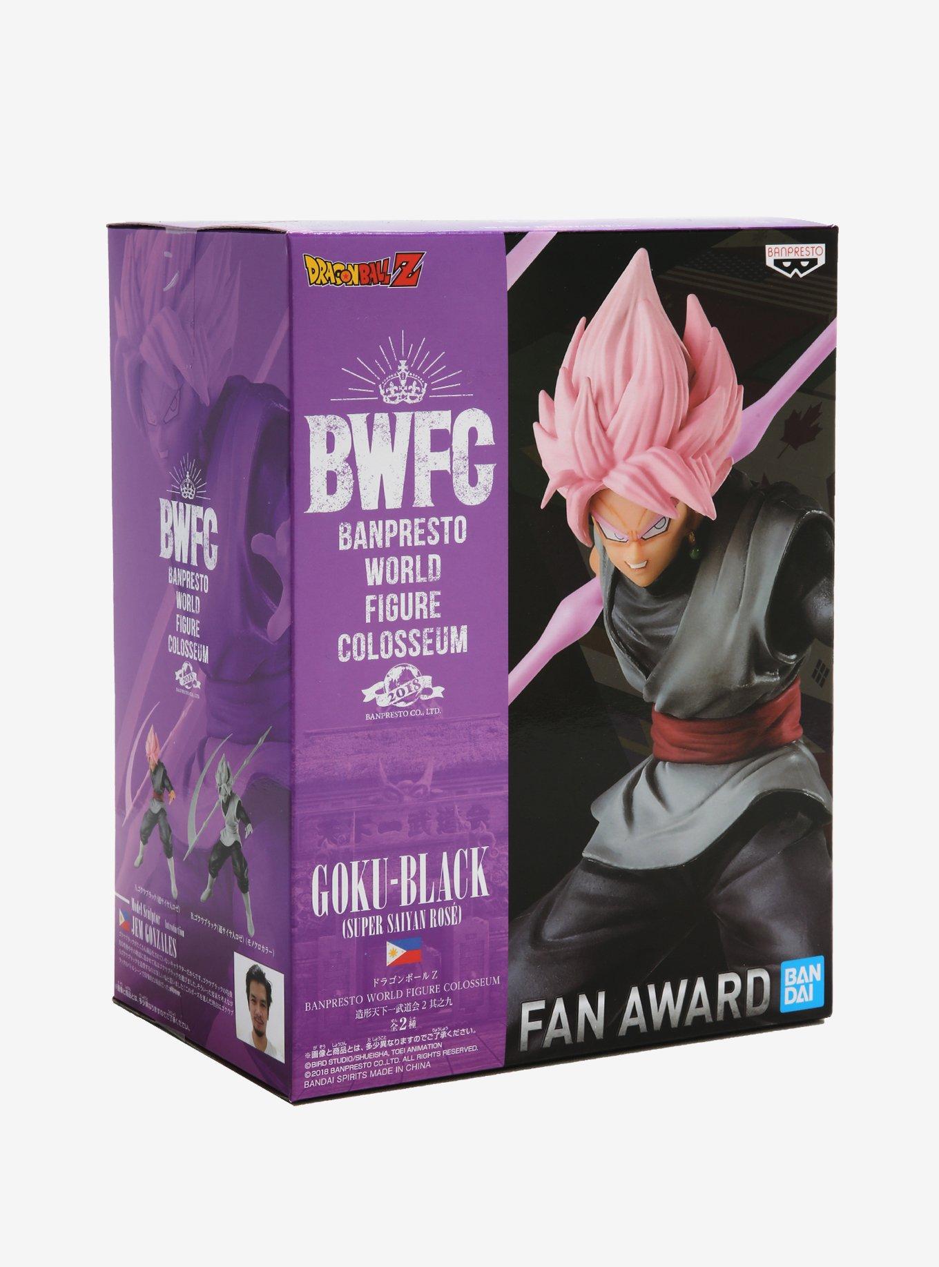 Banpresto Dragon Ball Super World Figure Colosseum 2 Goku Black (Super Saiyan Rose) Collectible Figure, , alternate