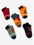 Naruto Emblem Ankle Sock Set - BoxLunch Exclusive, , alternate