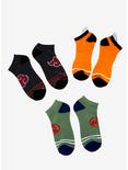 Naruto Shippuden No-Show Socks 3 Pair, , alternate