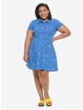 Disney Lilo & Stitch Scrump Collared Dress Plus Size, BLUE, alternate