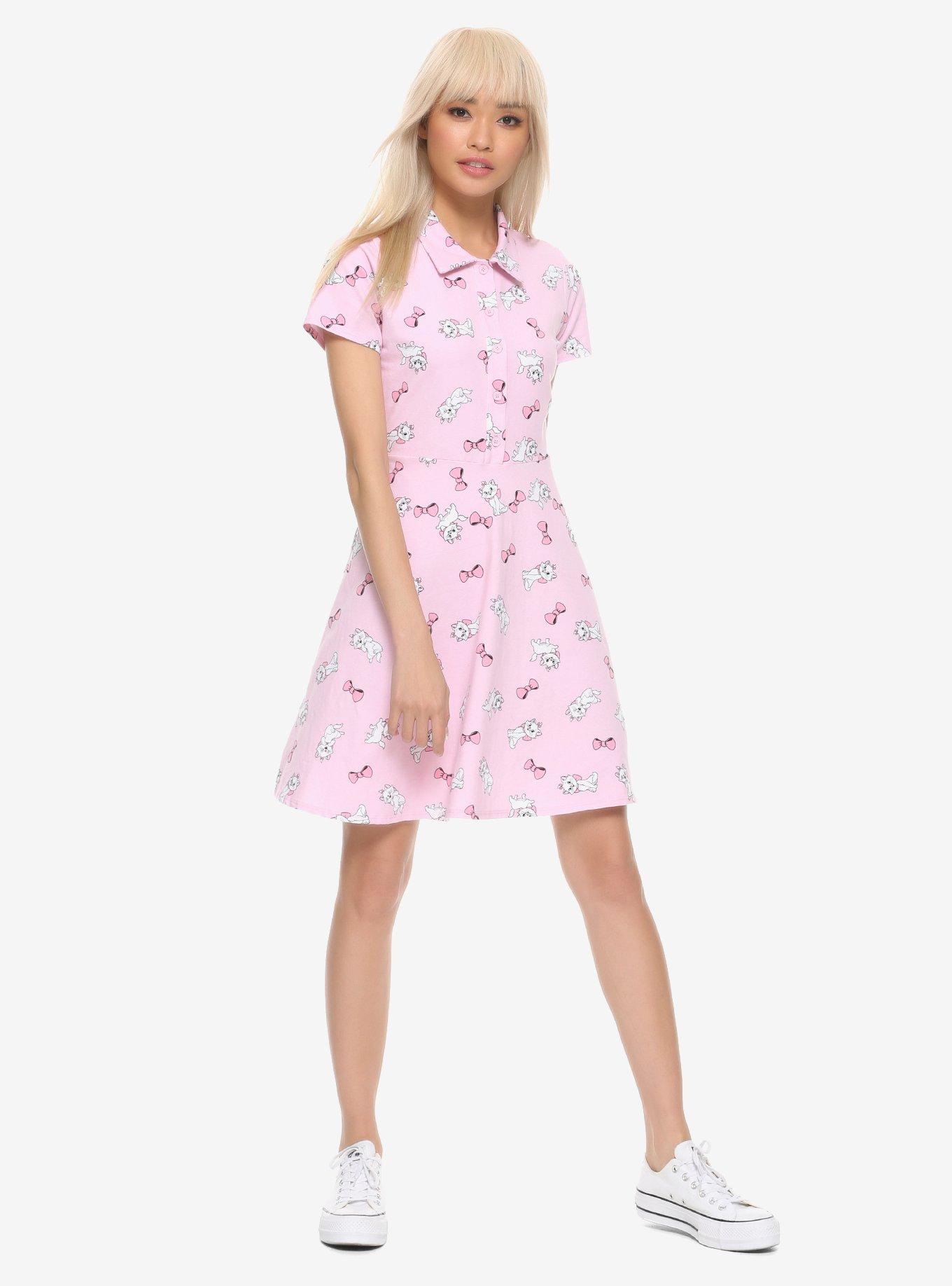Disney The Aristocats Marie Collared Dress, MULTI, alternate