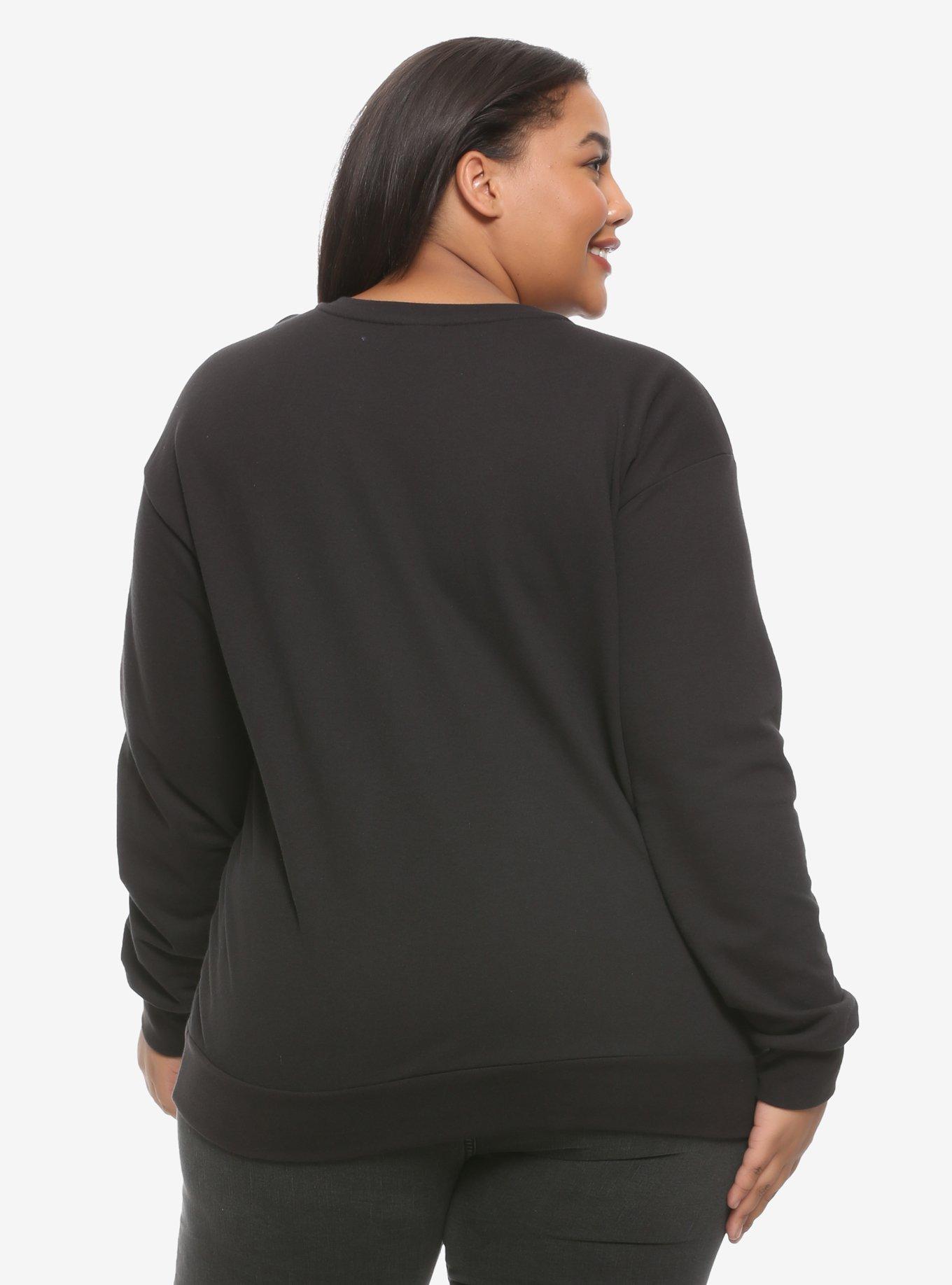 Harry Potter Hedwig Cutout Sweatshirt Plus Size, , alternate