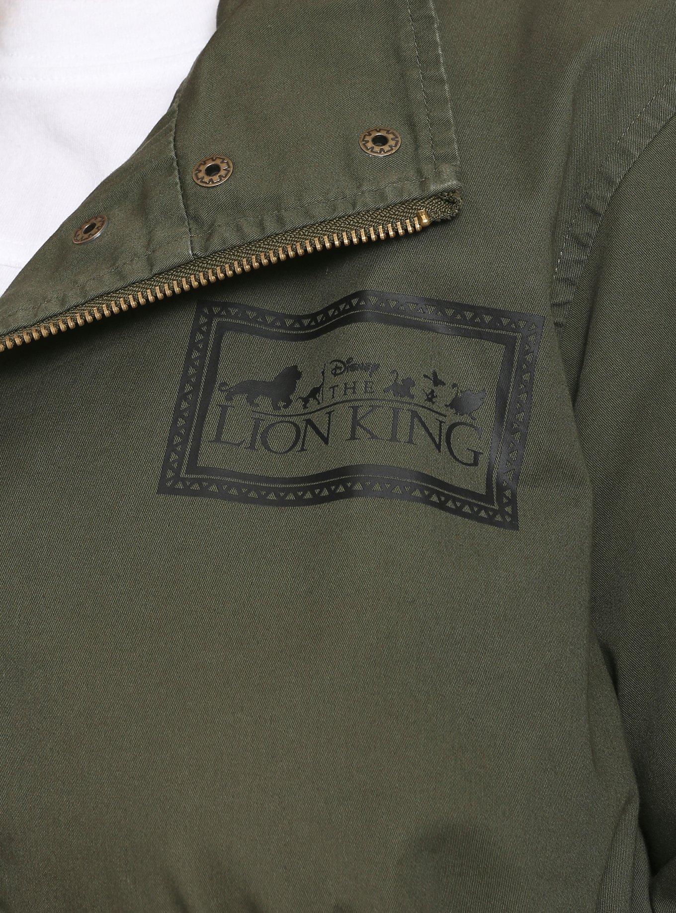 Disney The Lion King Simba Drawing Cargo Jacket Plus Size, , alternate