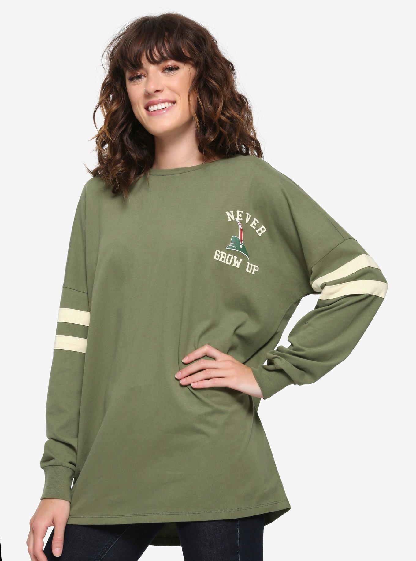 Disney Peter Pan Never Land Hype Jersey - BoxLunch Exclusive, SAGE, alternate
