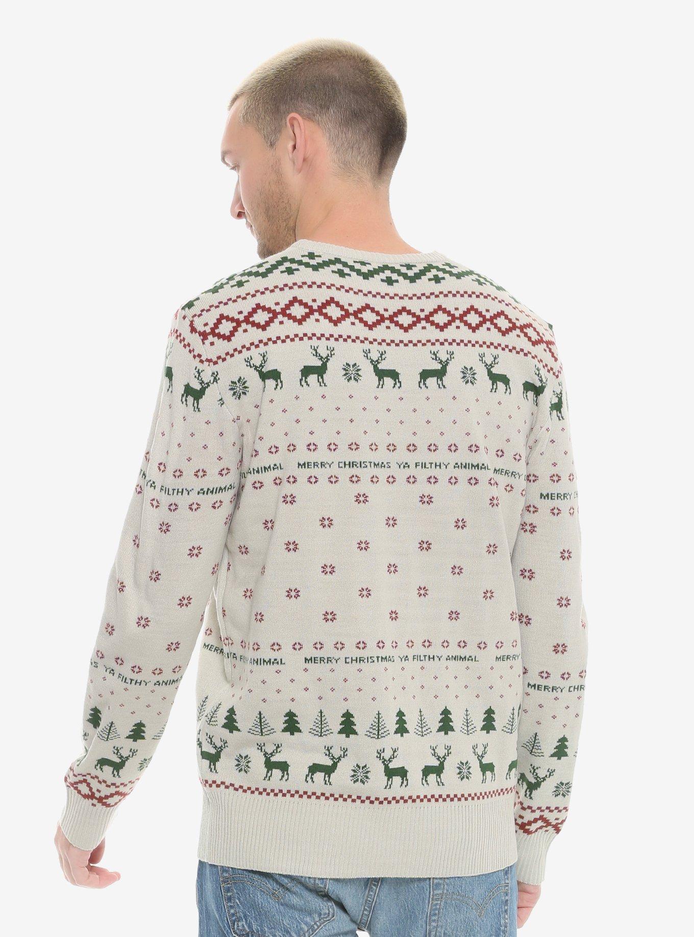 Home Alone Ya Filthy Animal Ugly Holiday Sweater - BoxLunch Exclusive, , alternate