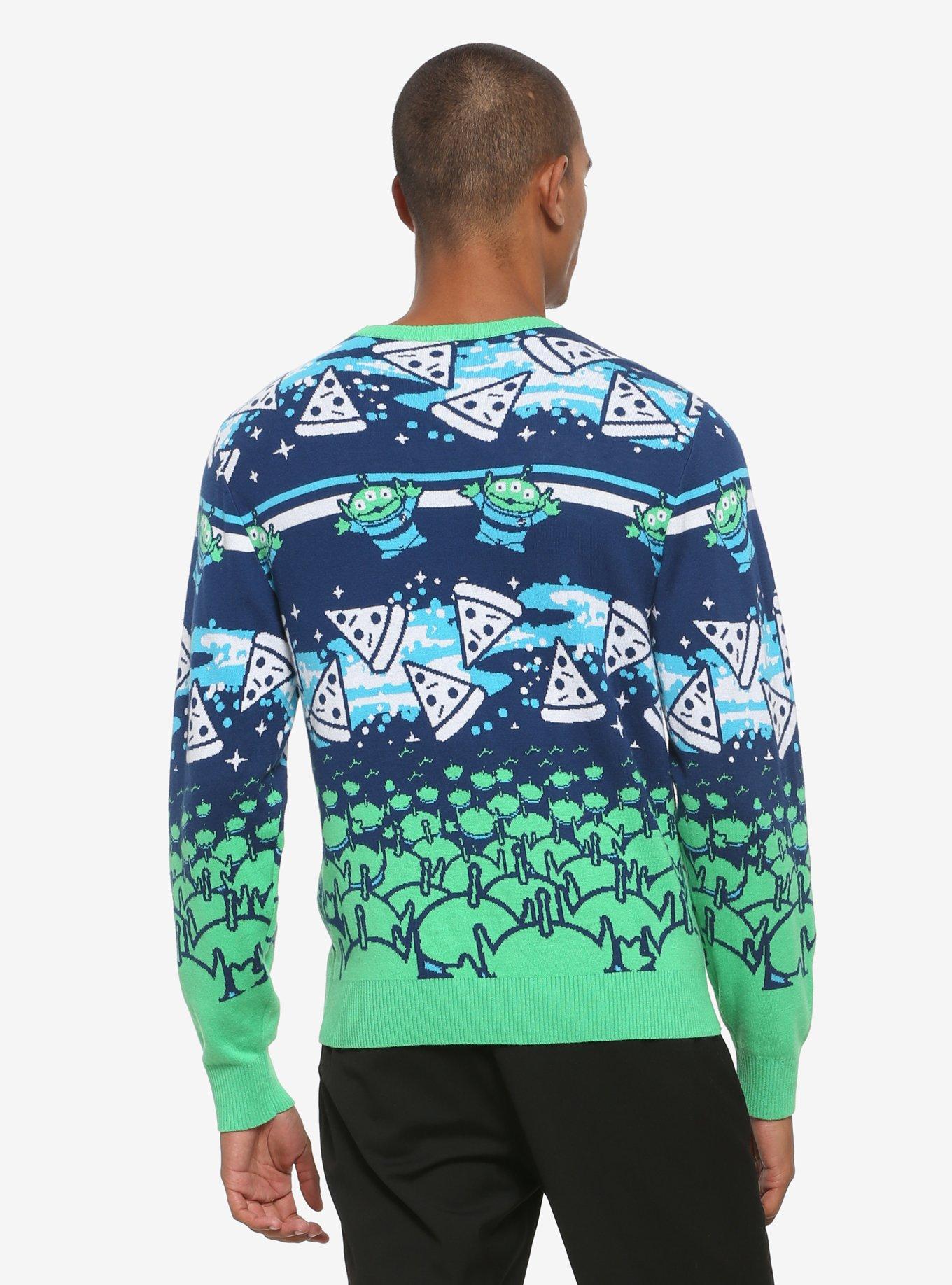 Disney Pixar Toy Story Pizza Planet Ugly Holiday Sweater - BoxLunch Exclusive, , alternate