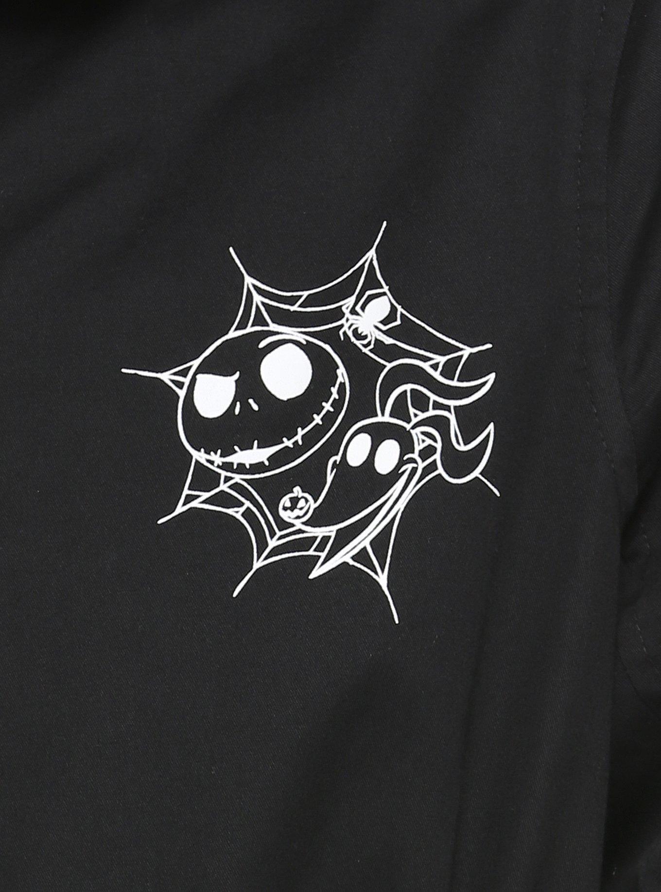 The Nightmare Before Christmas Jack Skellington Girls Cargo Jacket, BLACK, alternate