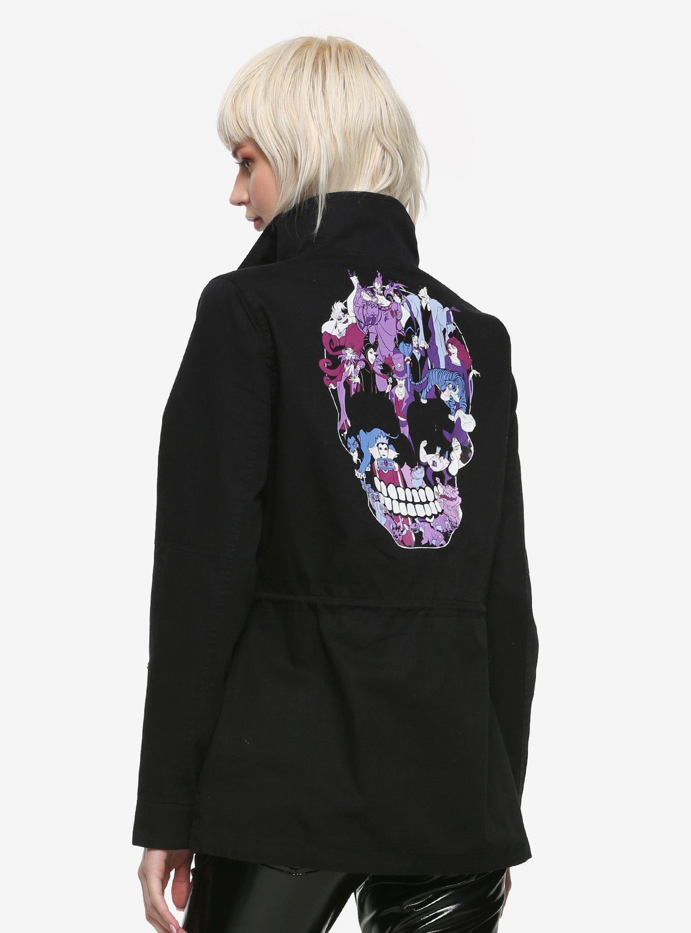 Disney Villains Skull Girls Cargo Jacket, MULTI, alternate