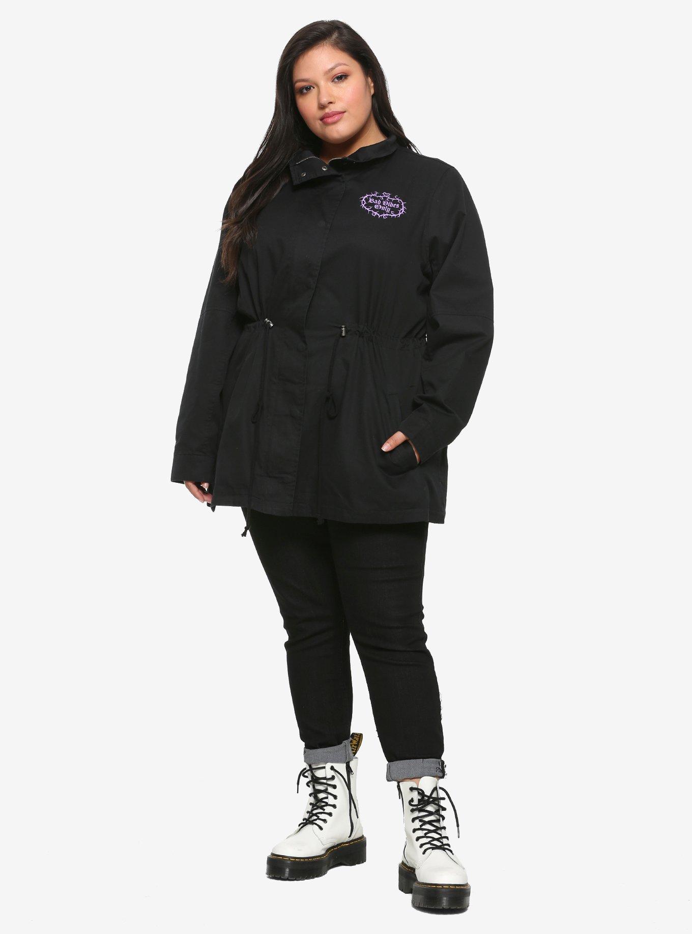 Disney Villains Skull Girls Cargo Jacket Plus Size, , alternate