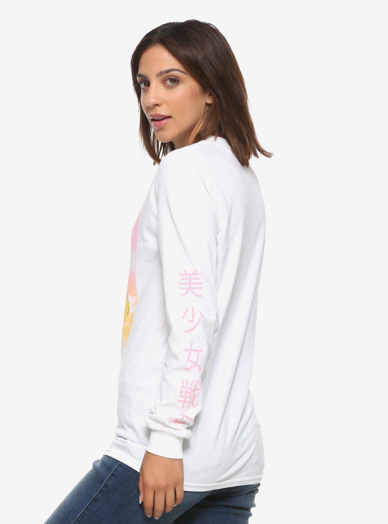 Sailor Moon Pretty Guardian Long-Sleeve Girls T-Shirt, MULTI, alternate