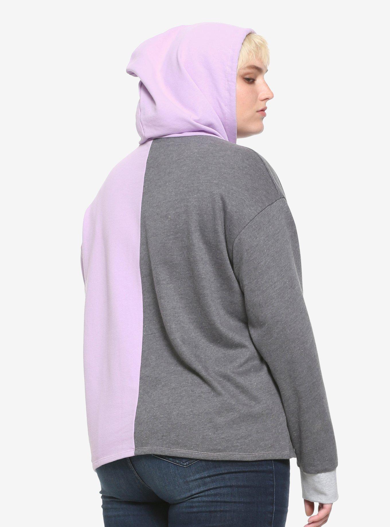 Pusheen Pusheenicorn Color-Block Girls Hoodie Plus Size, , alternate