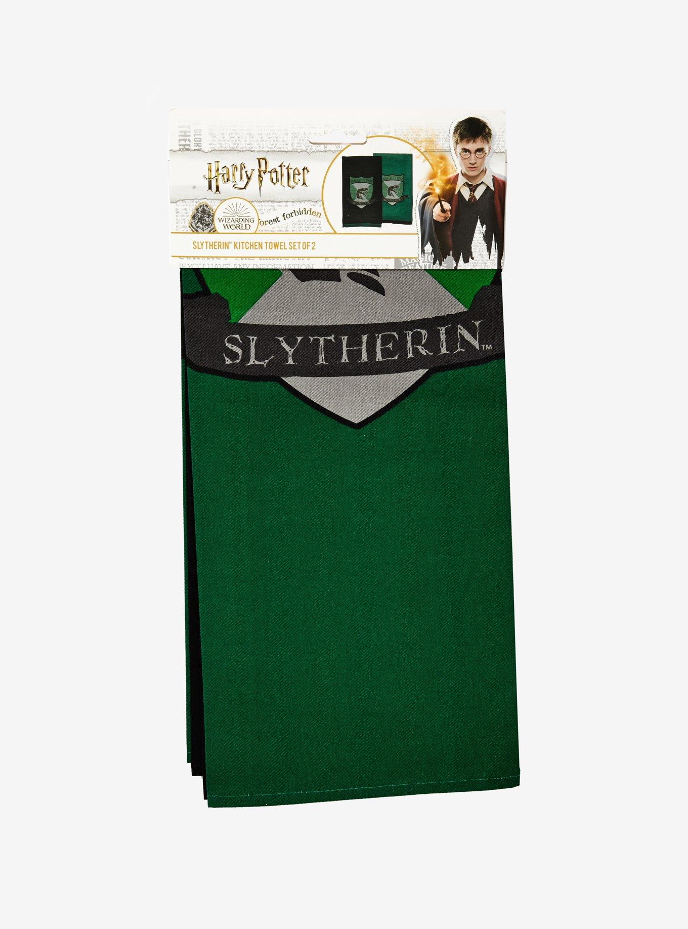 Harry Potter Slytherin Kitchen Towel Set, , alternate