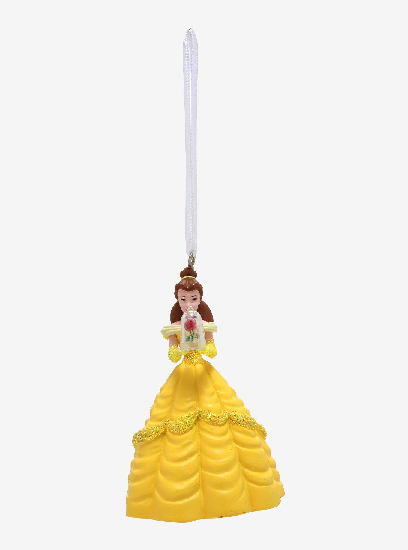 Disney Beauty And The Beast Belle Glitter Ornament, , alternate