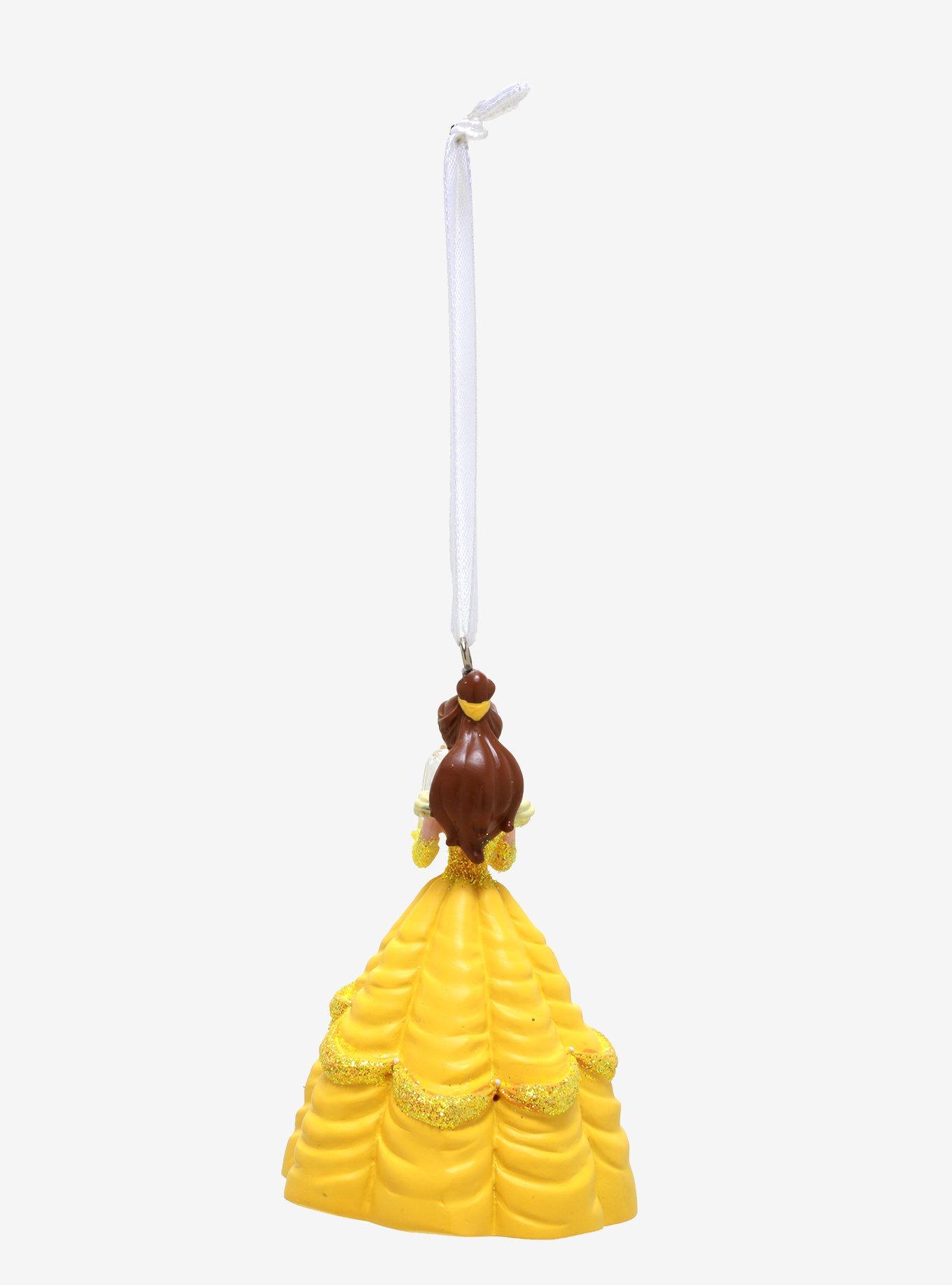 Disney Beauty And The Beast Belle Glitter Ornament, , alternate