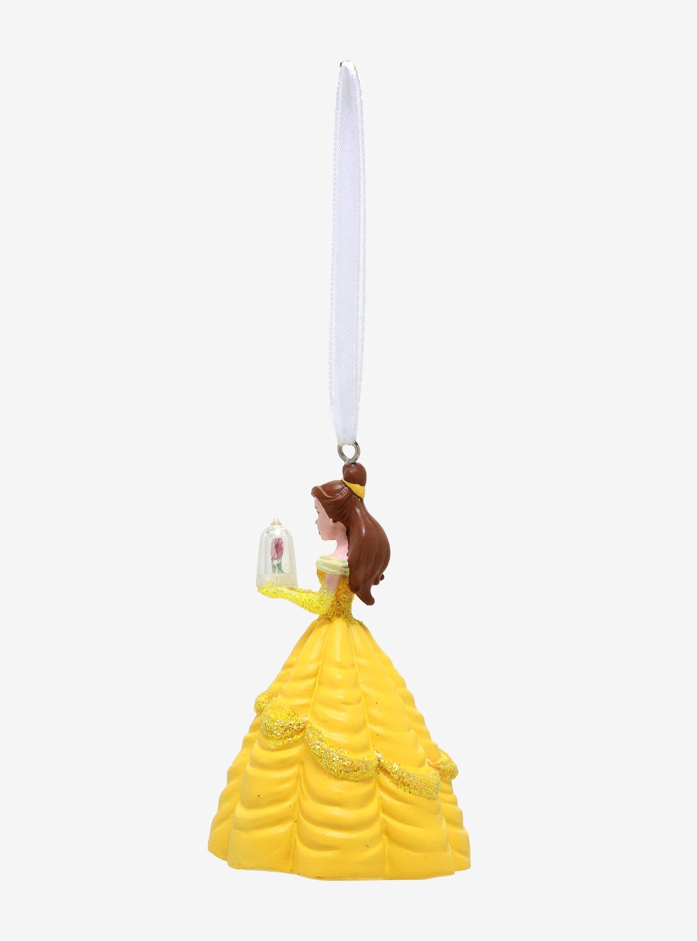 Disney Beauty And The Beast Belle Glitter Ornament, , alternate