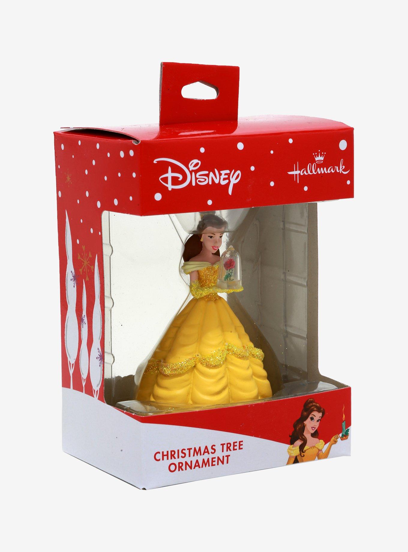 Disney Beauty And The Beast Belle Glitter Ornament, , alternate