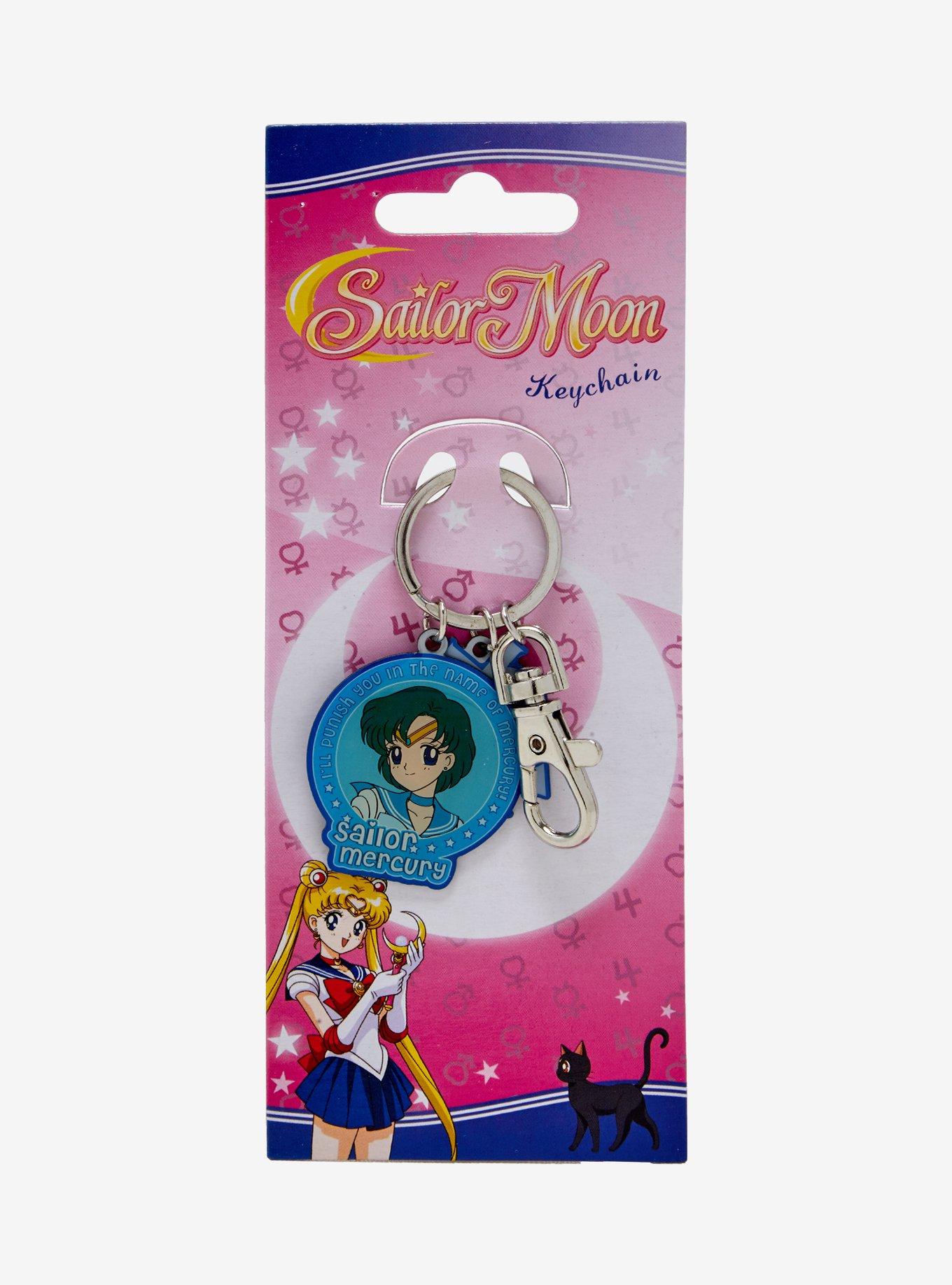 Sailor Moon Sailor Mercury Enamel Key Chain, , alternate