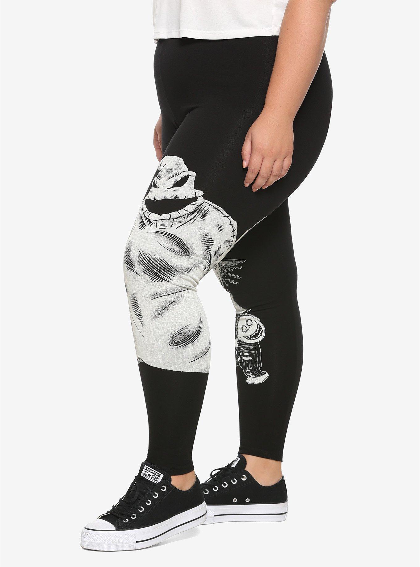 The Nightmare Before Christmas Oogie & Friends Leggings Plus Size, MULTI, alternate