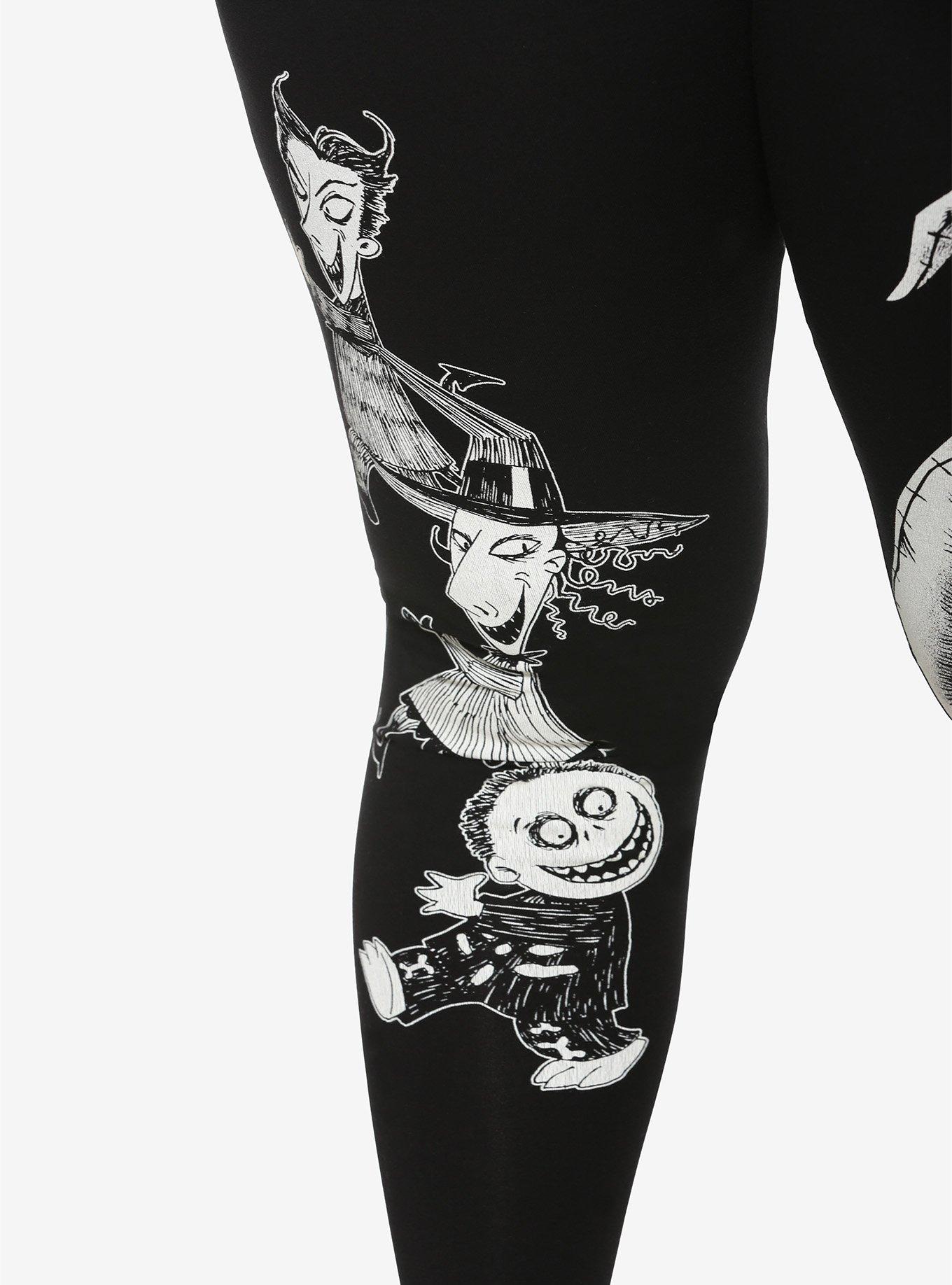 The Nightmare Before Christmas Oogie & Friends Leggings Plus Size, MULTI, alternate