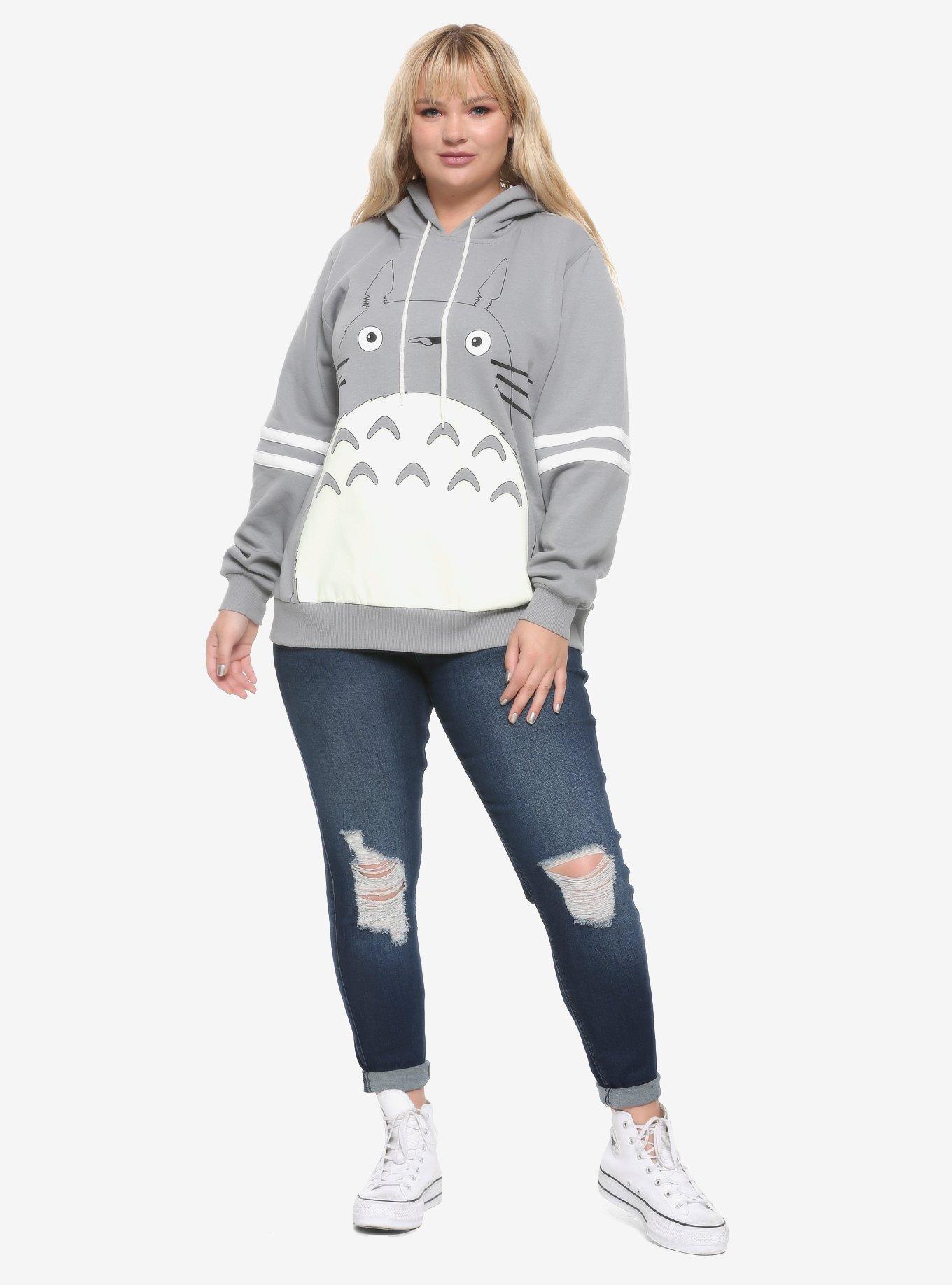 Studio Ghibli My Neighbor Totoro Girls Athletic Hoodie Plus Size, , alternate