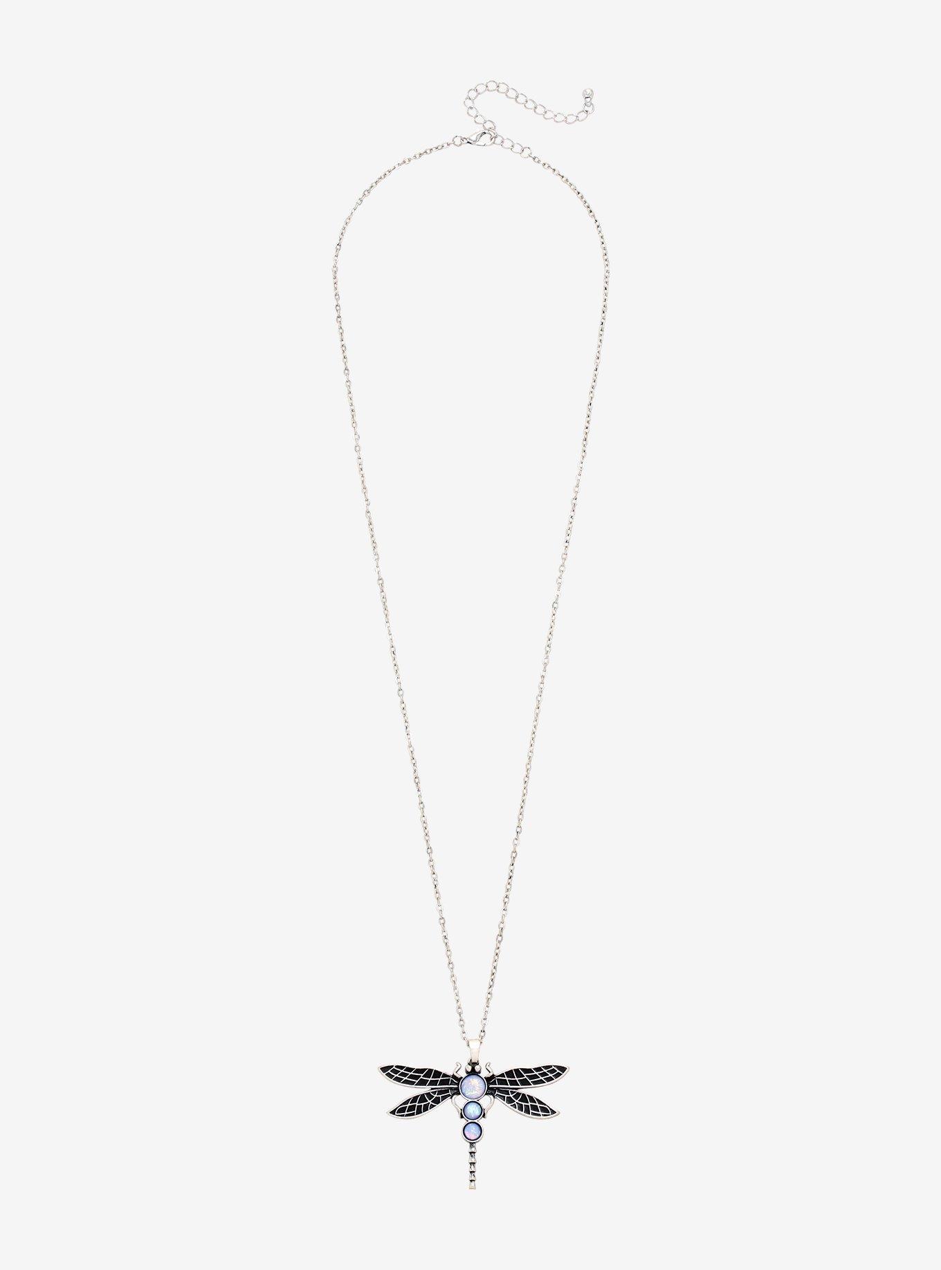 Dragonfly Opal Necklace, , alternate