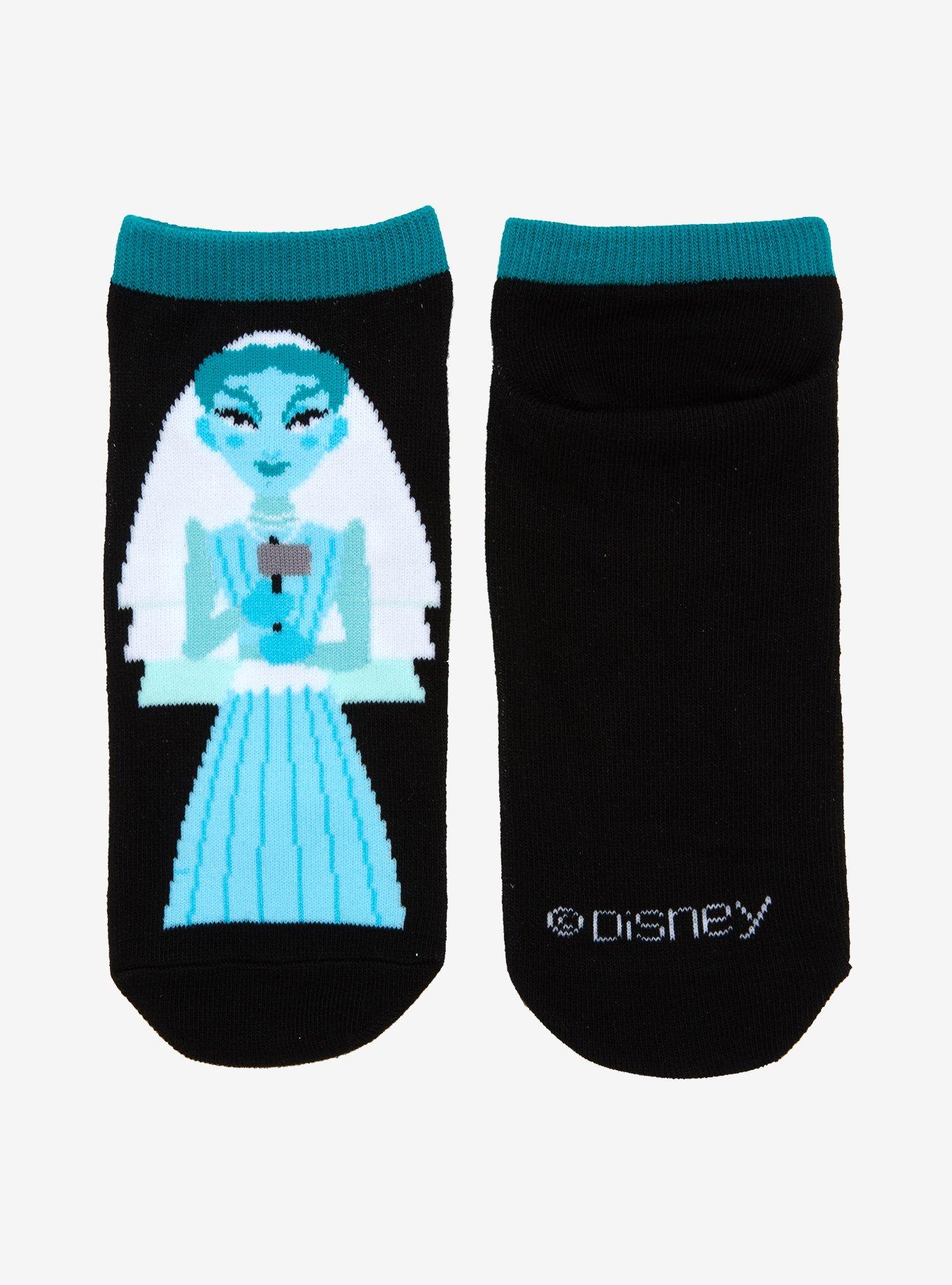 Disney The Haunted Mansion Constance No-Show Socks, , alternate