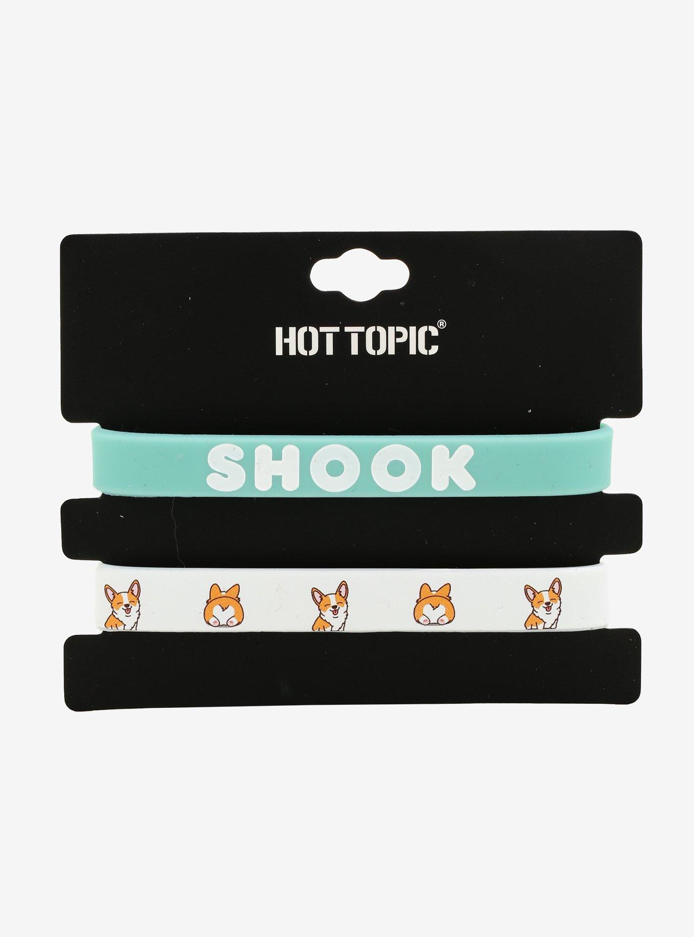 Shook Corgi Rubber Bracelet Set, , alternate