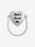 Nope Don't Touch Me Flip Ring, , alternate